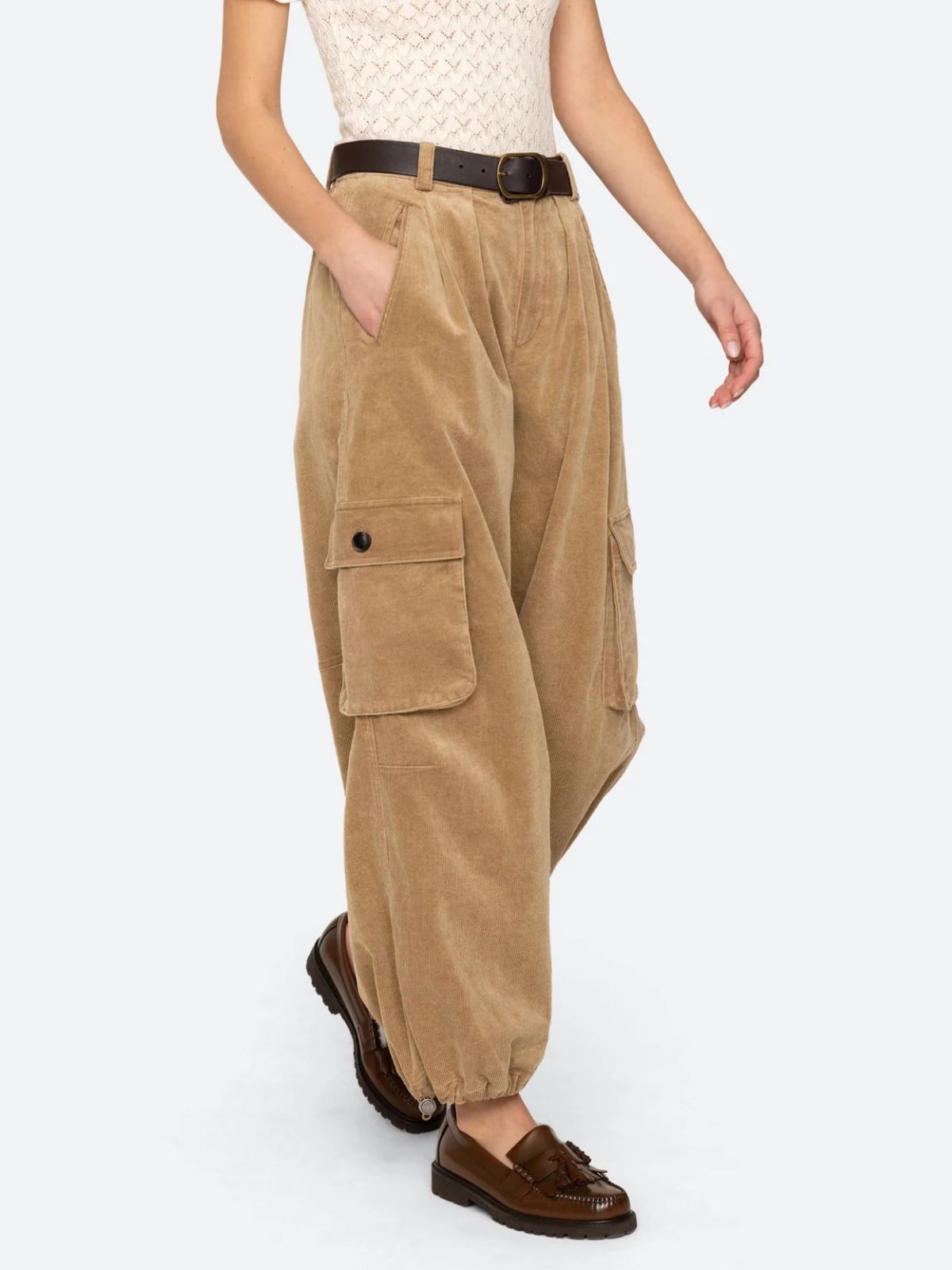 Garrett Cord Trousers - Khaki