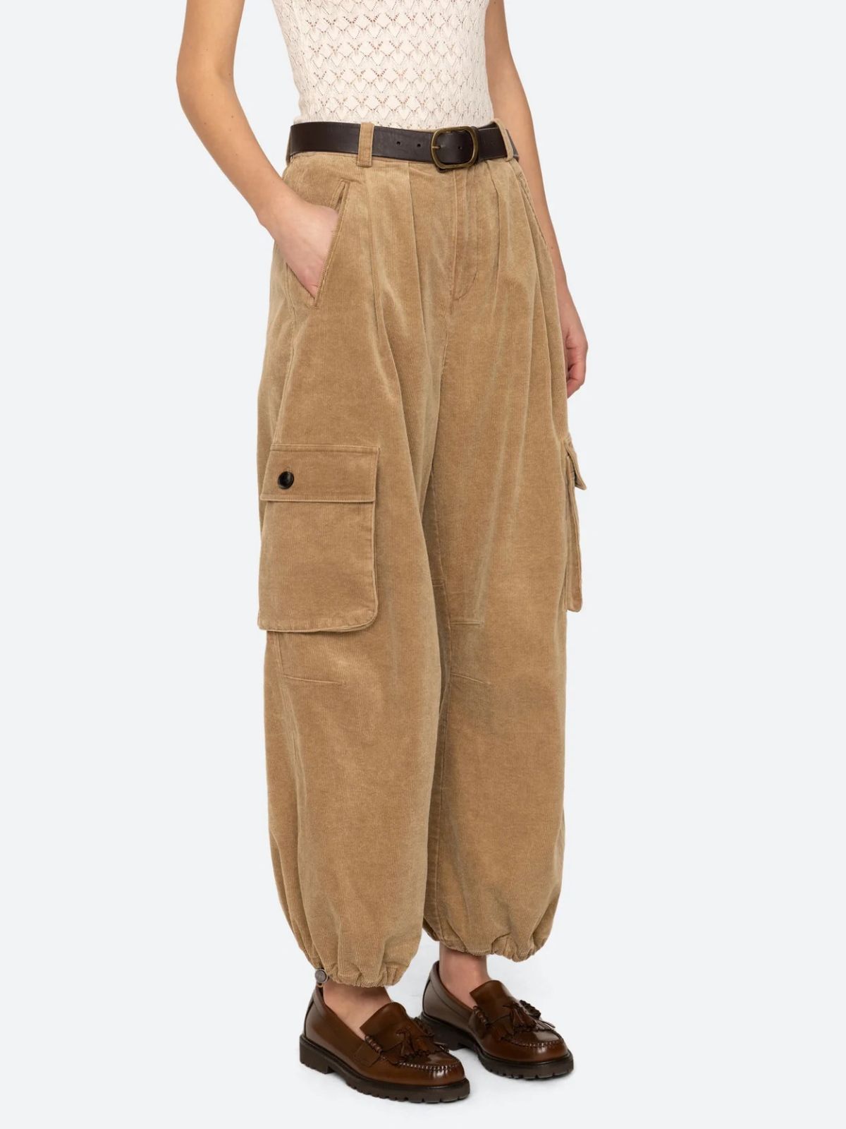 Garrett Cord Trousers - Khaki