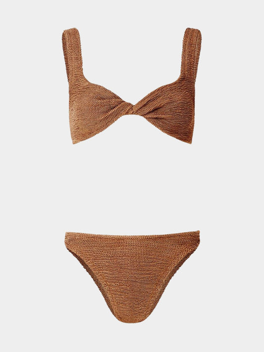 Juno Metallic Bikini - Bronze