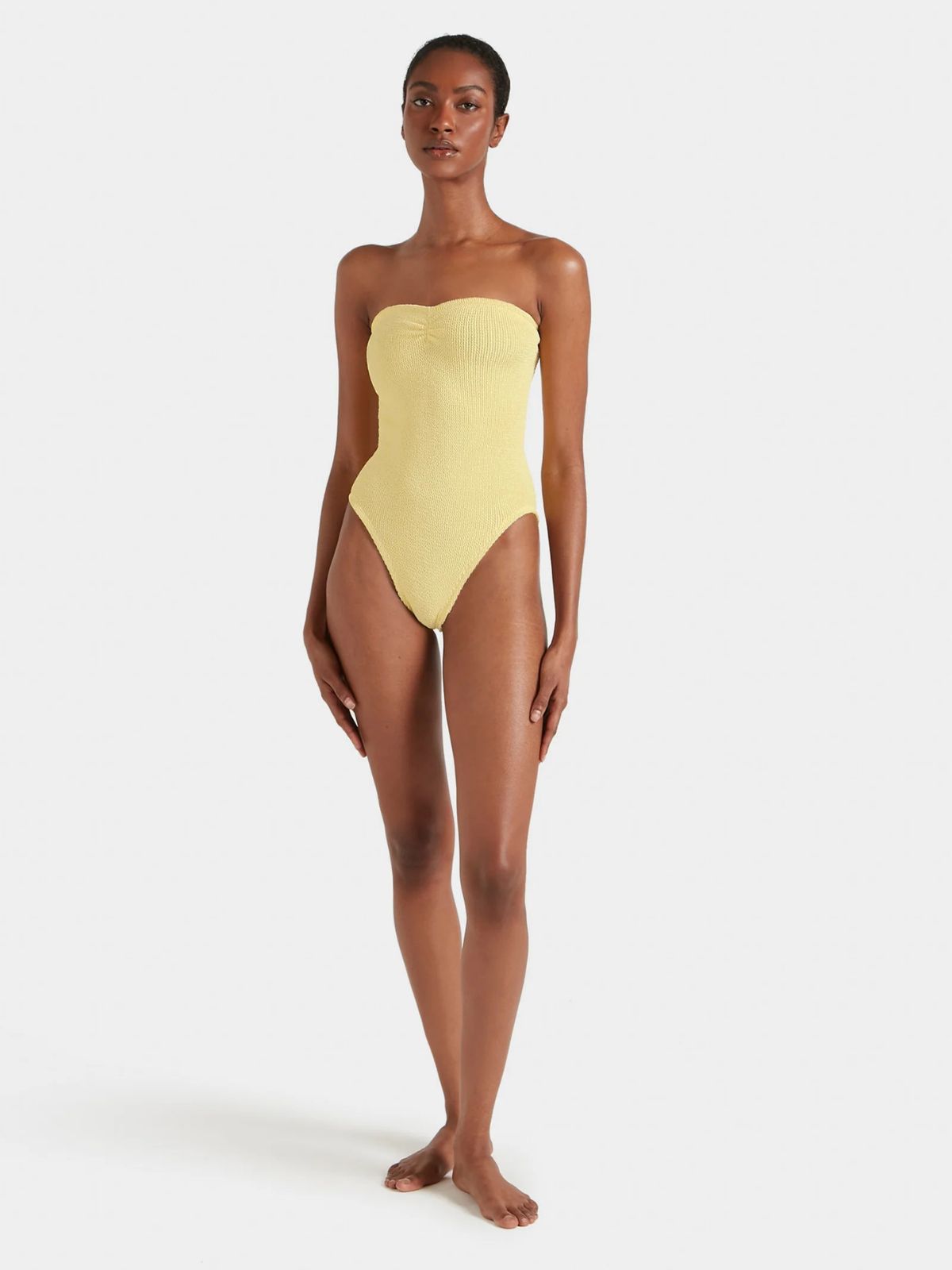Brooke Strapless Swimsuit - Butter