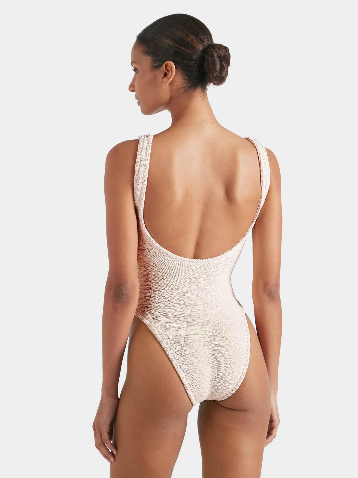 Celine Tortoiseshell Hoop Swimsuit - Blush