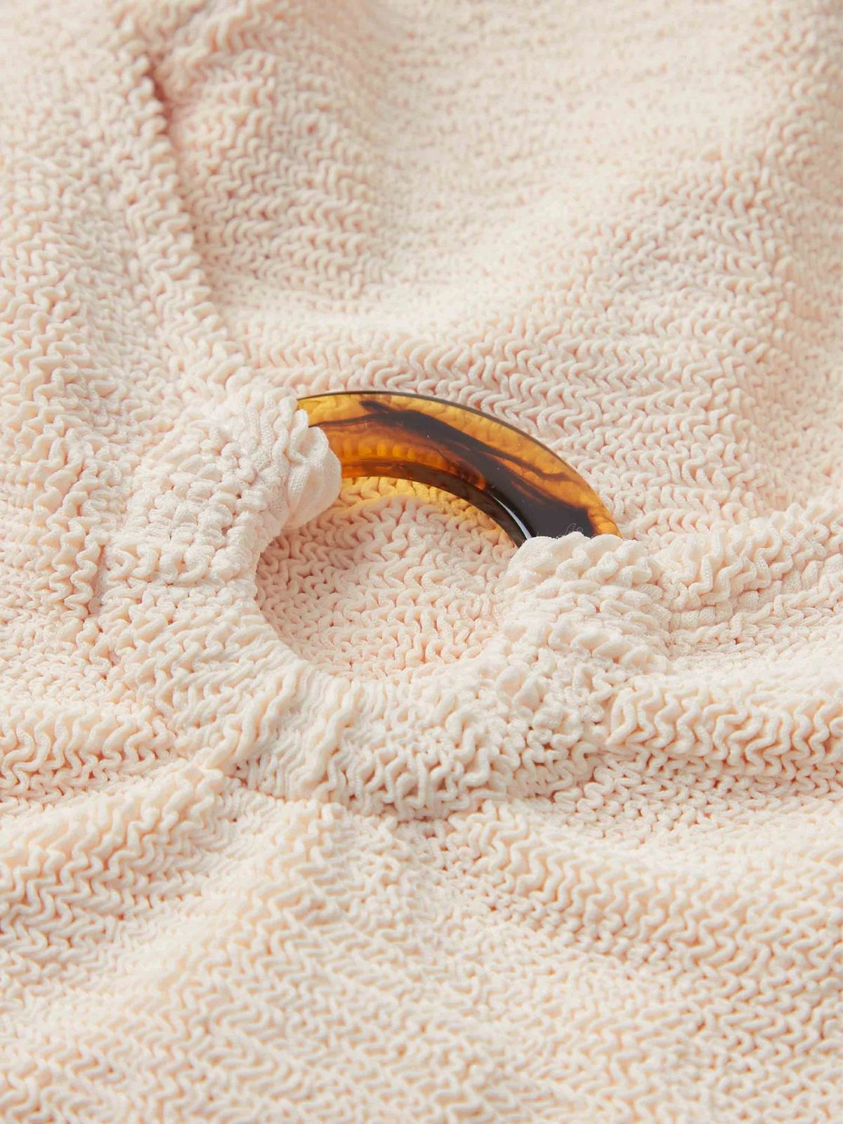 Celine Tortoiseshell Hoop Swimsuit - Blush