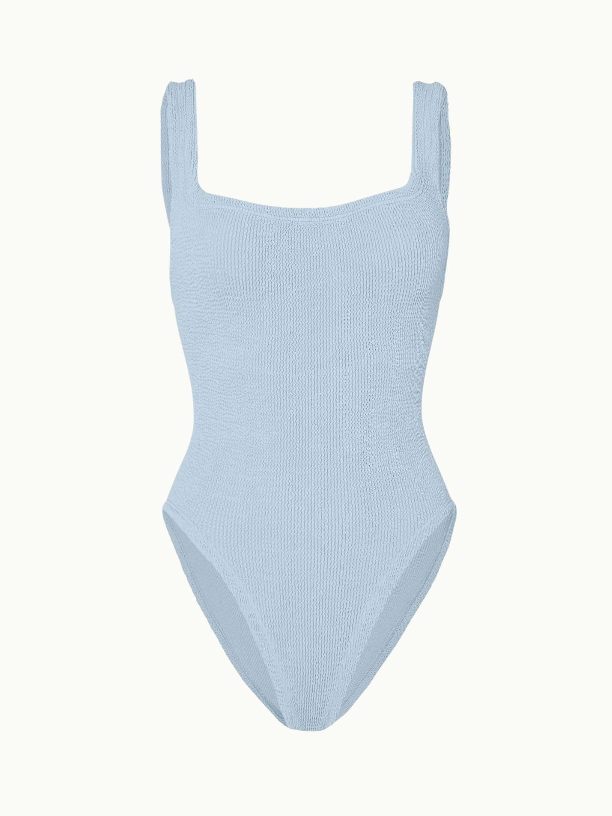 Square Neck Swimsuit - Ice Blue