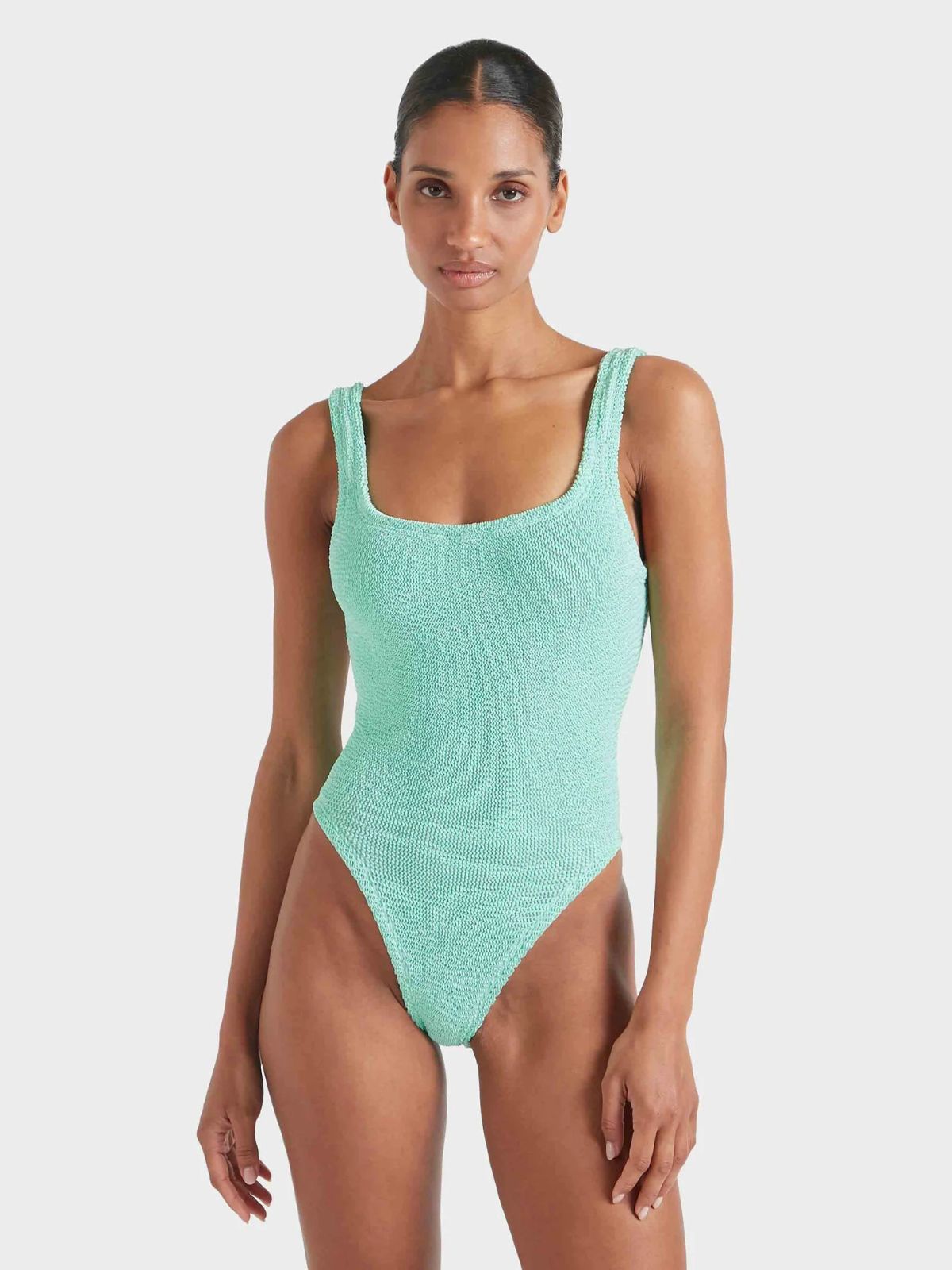 Square neck Swimsuit - Mint