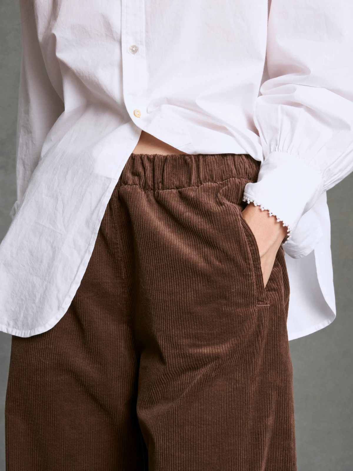 Jimmy Cord Trousers - Brown