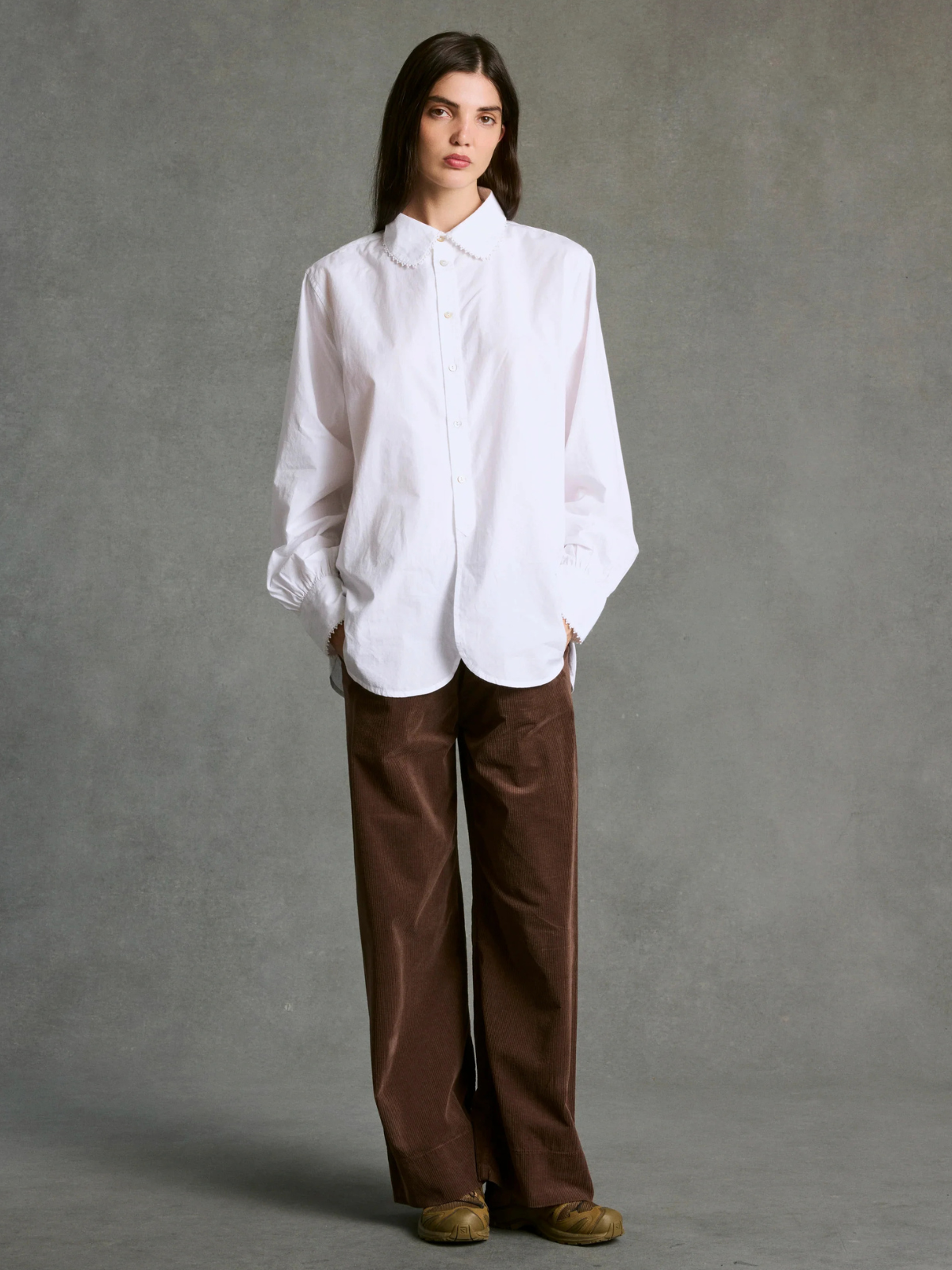 Jimmy Cord Trousers - Brown