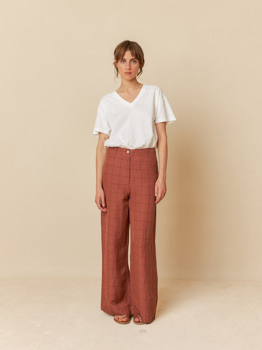 Checked Trousers