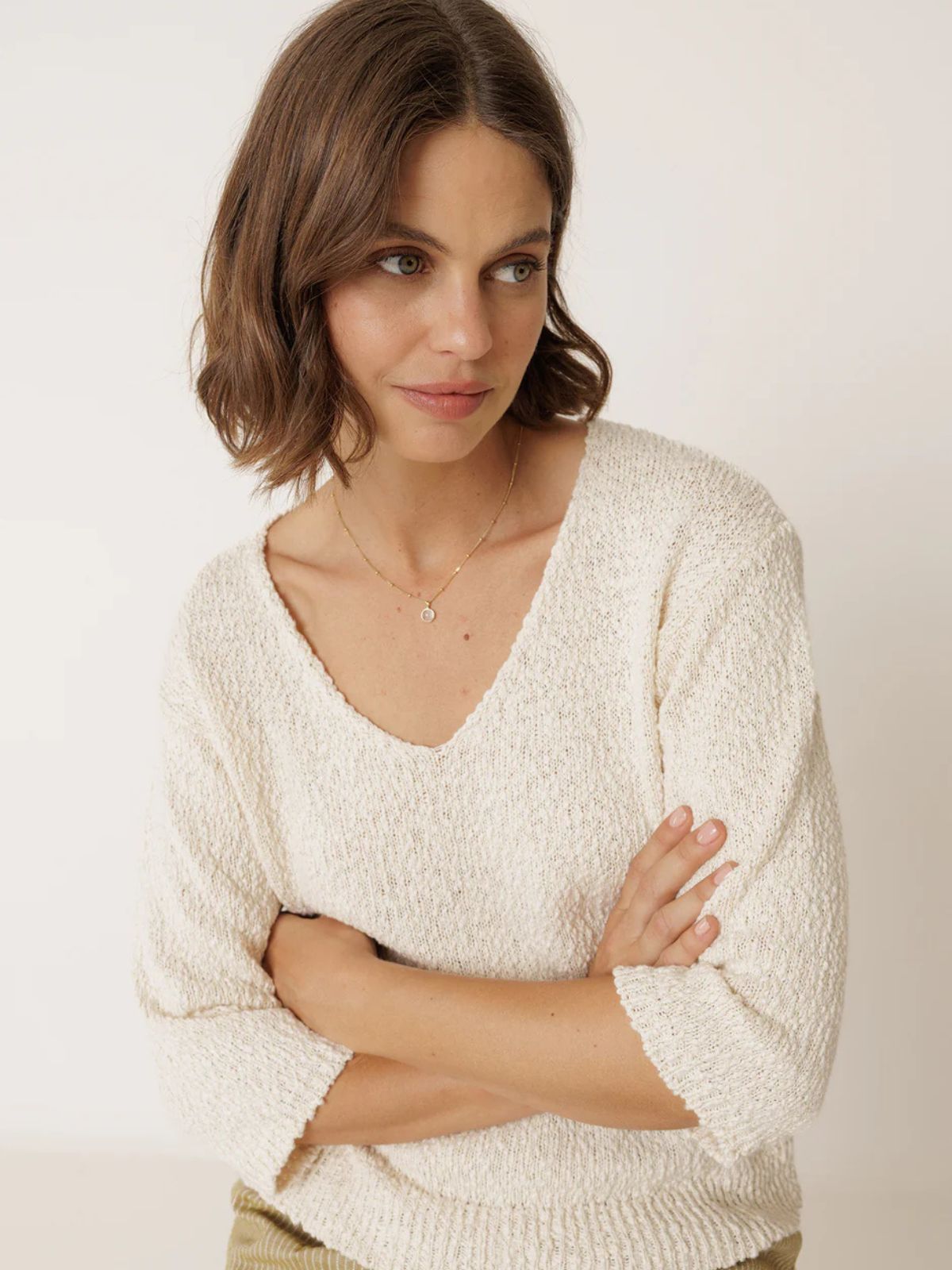 Jersey Jumper - Cream