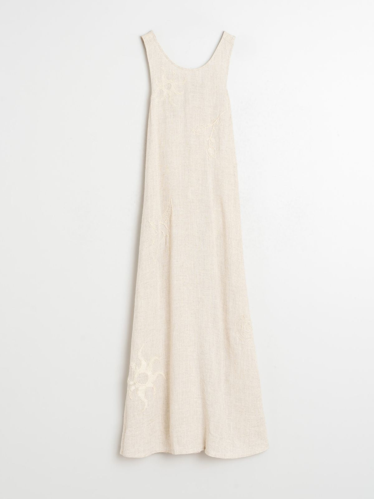 Iris Fashion - INDI & COLD - Linen Maxi Dress - Ecru