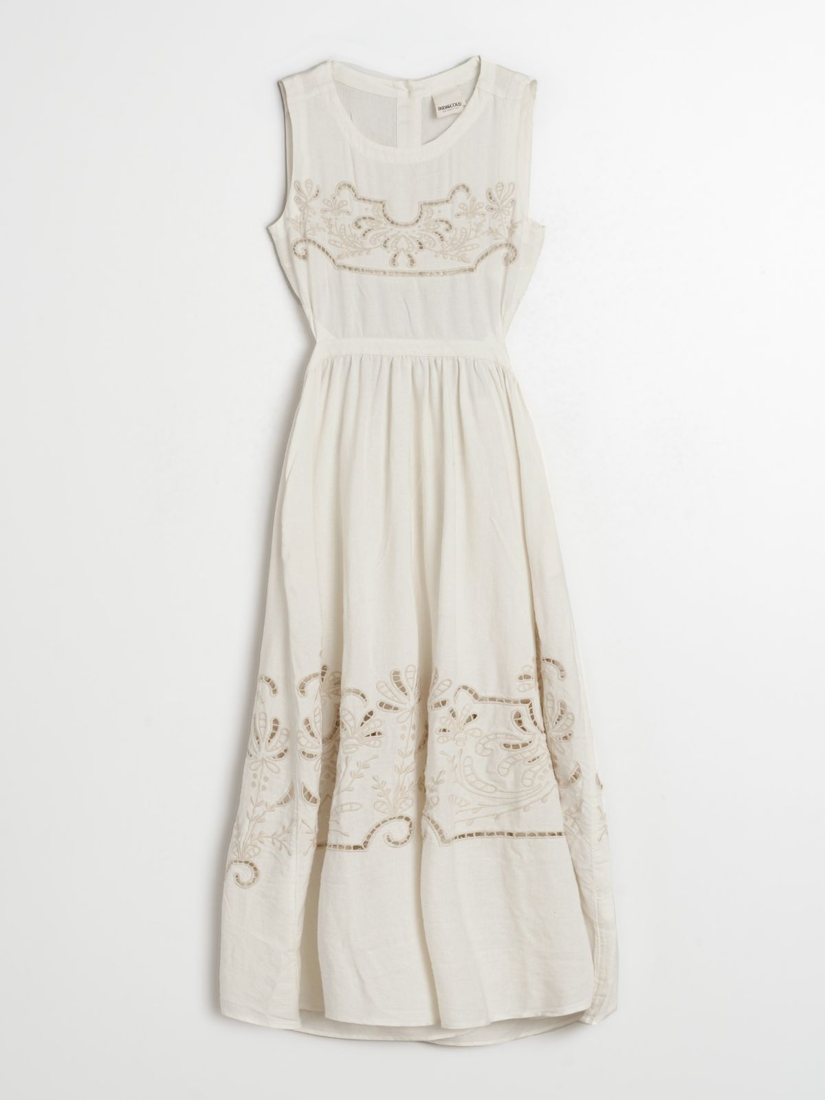 Open Back Dress - Ecru