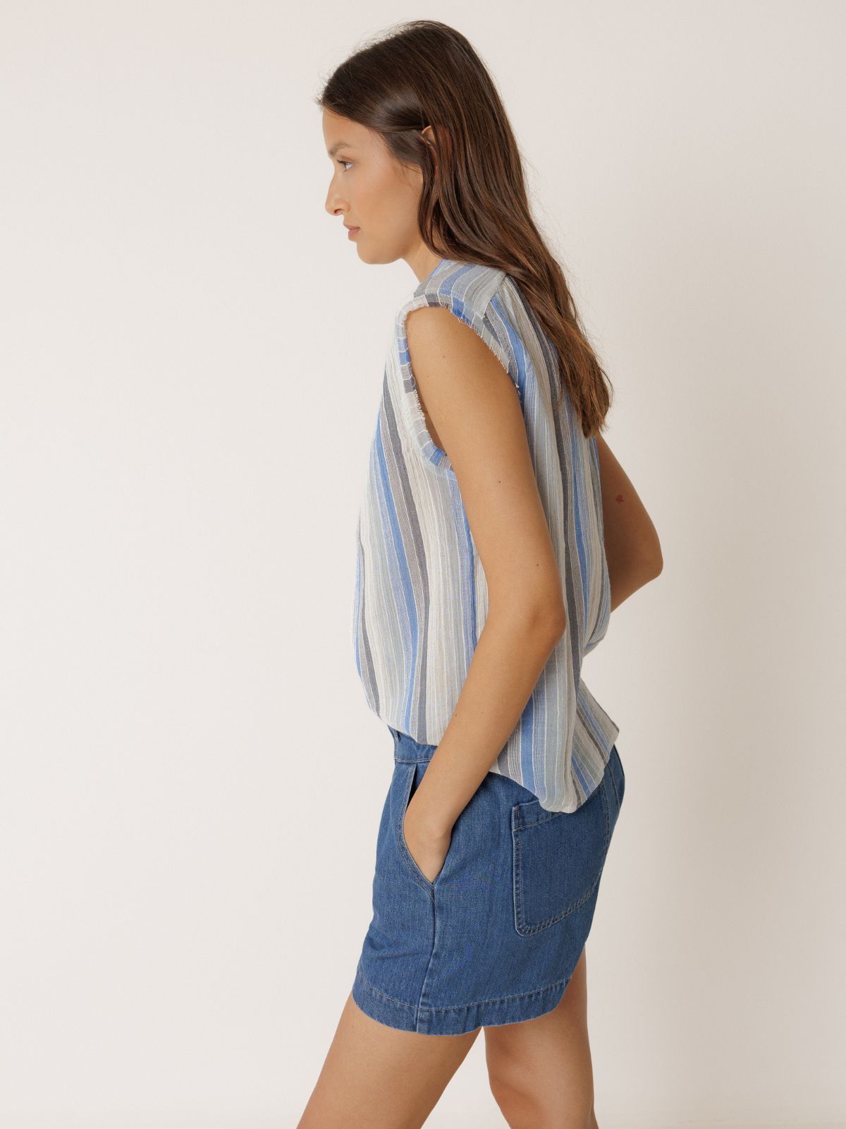 Stripe Shirt - Blue