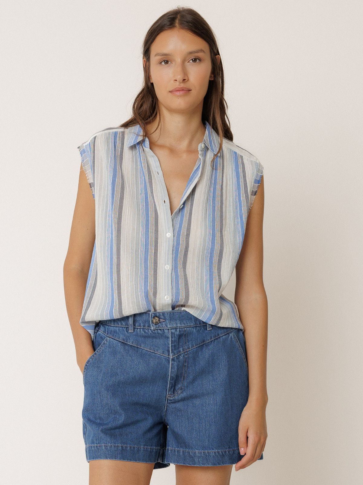 Stripe Shirt - Blue
