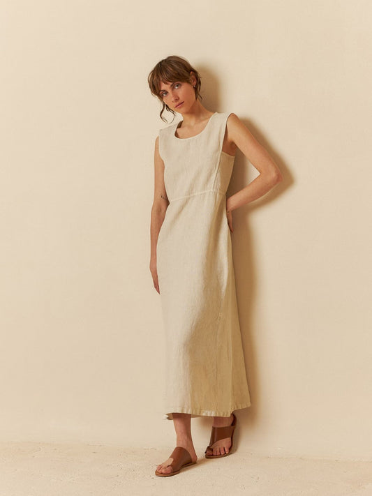 Linen Sleeveless Dress