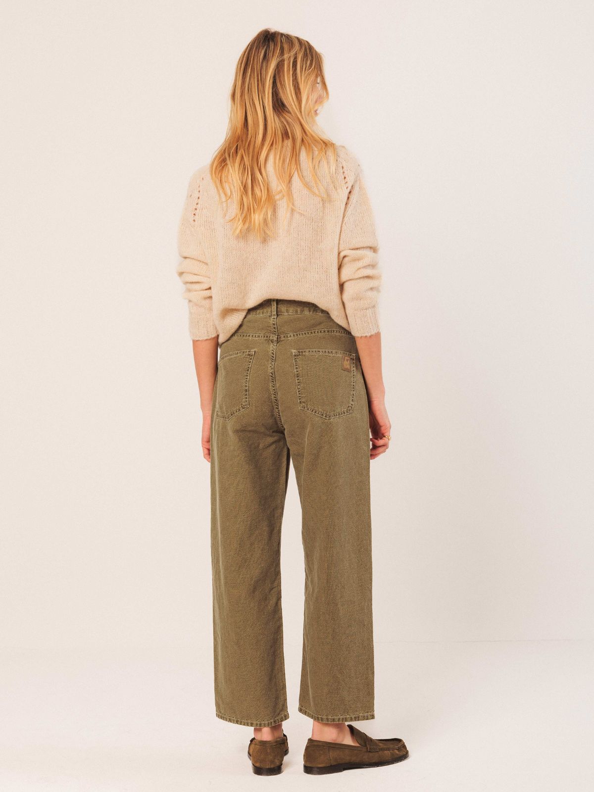 Straight Leg Jean - Olive