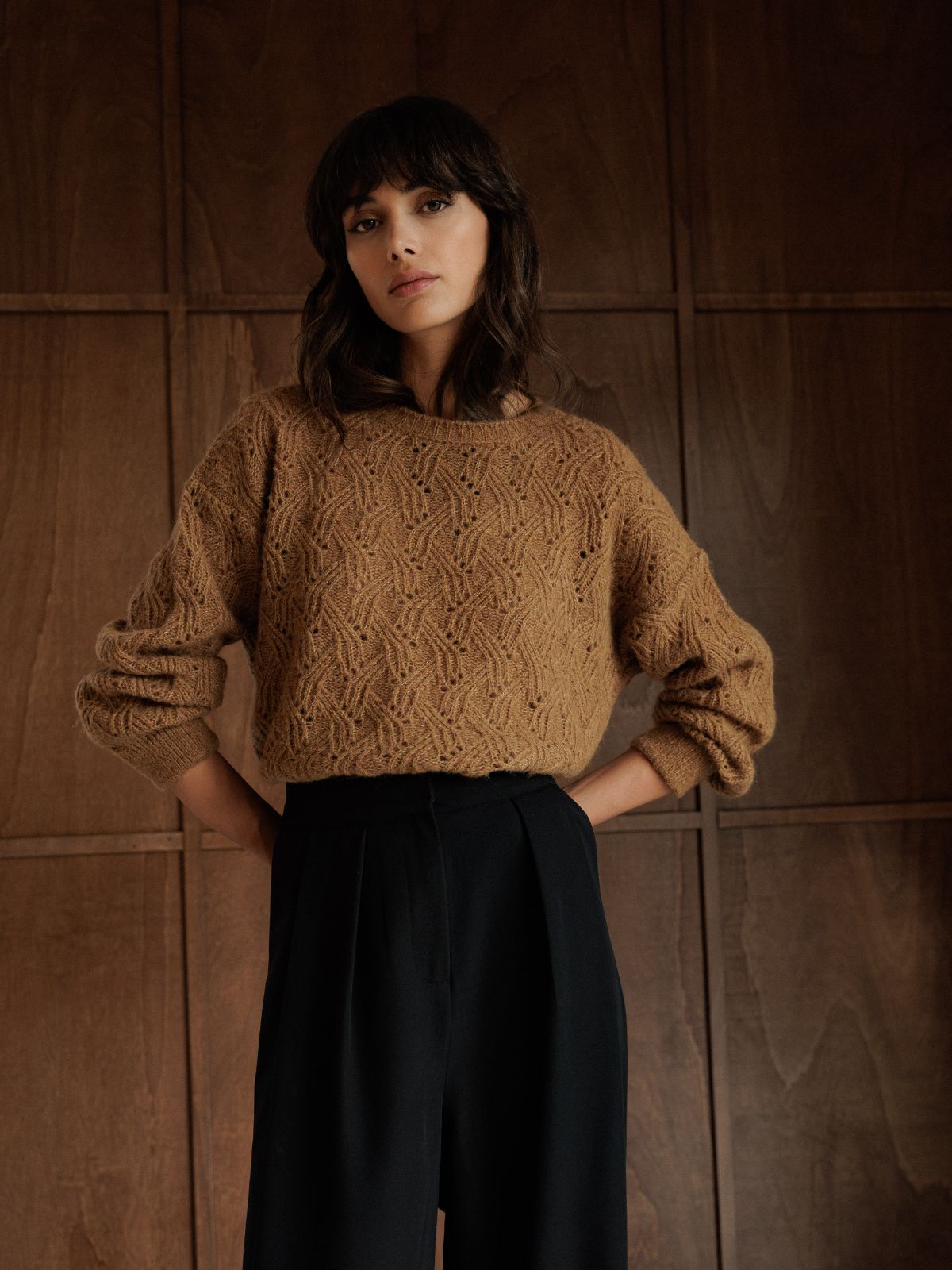 Alpaca Jumper - Caramel