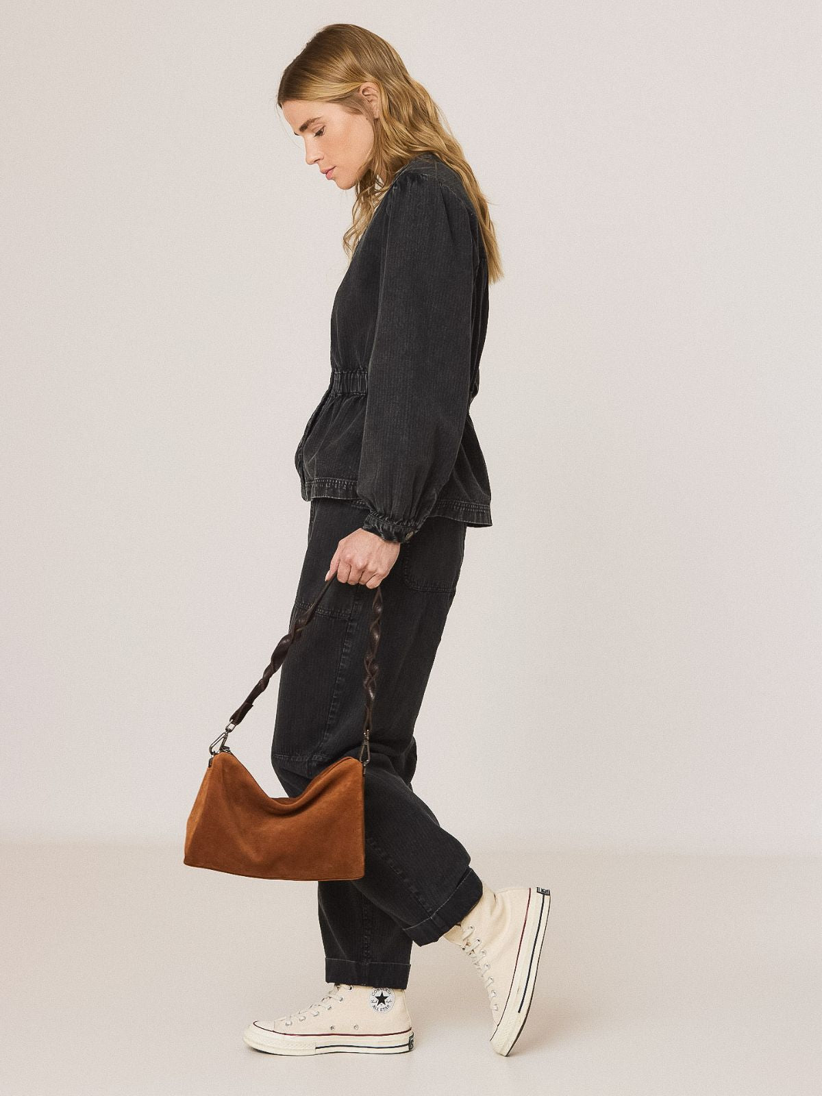 Herringbone Shirt - Black
