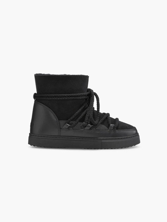 Classic Suede Ankle Boots - Black