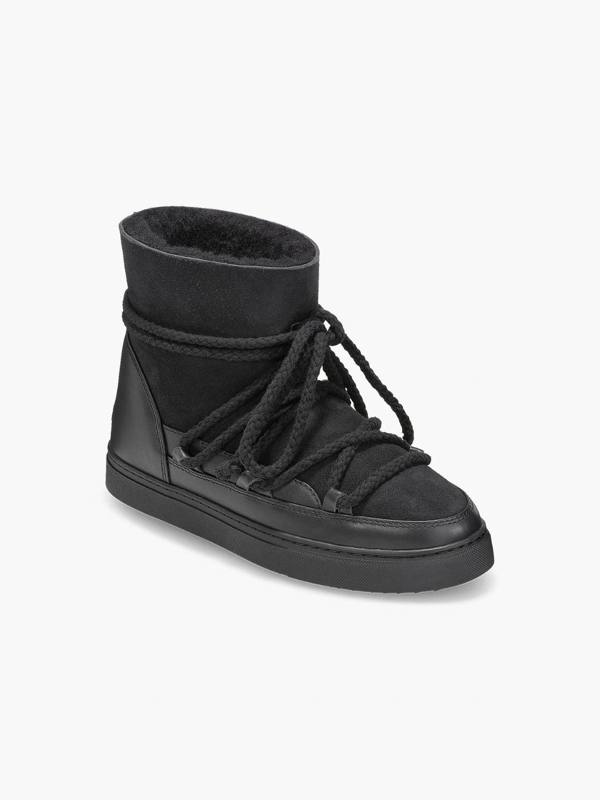 Classic Suede Ankle Boots - Black