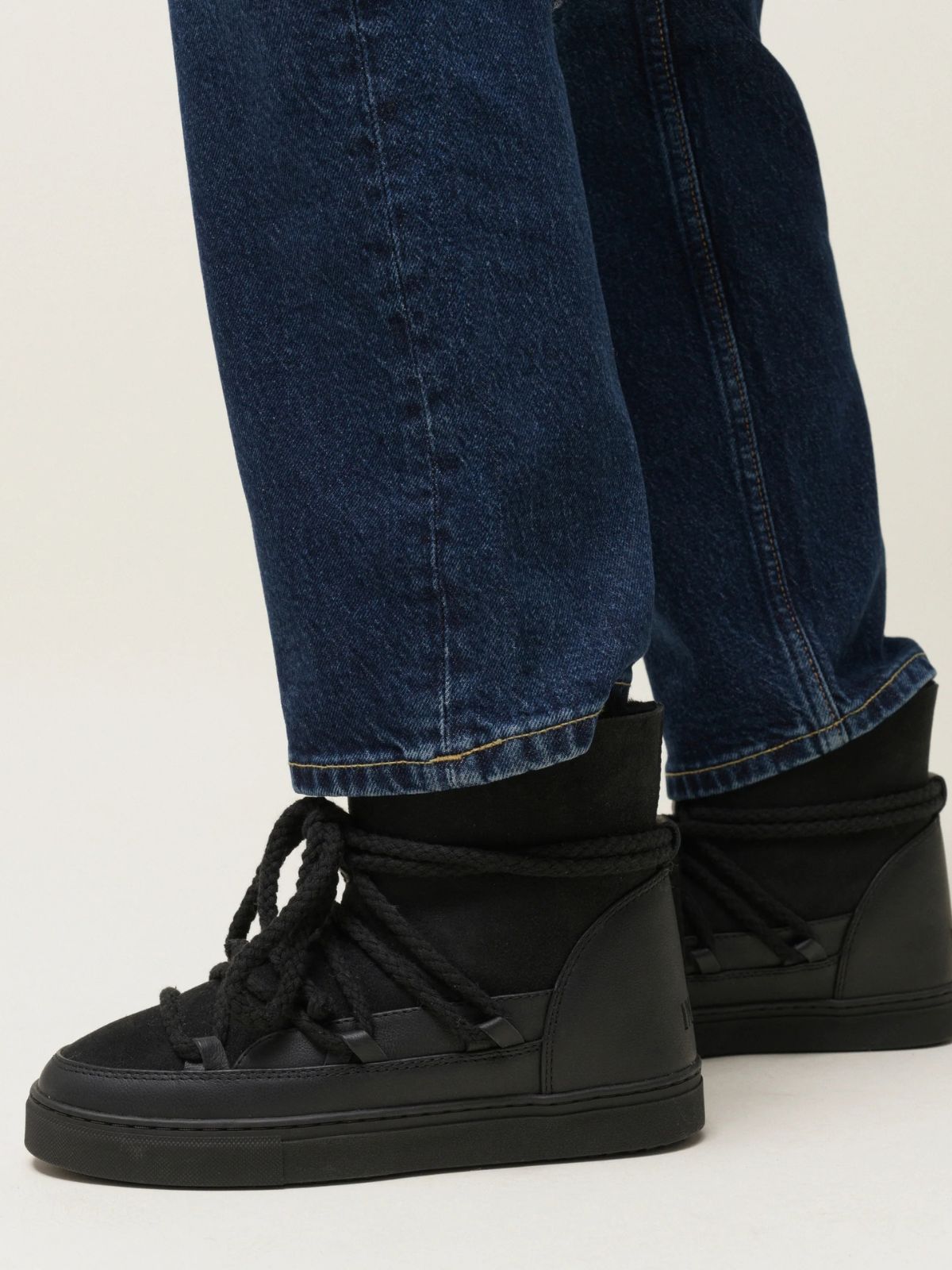Classic Suede Ankle Boots - Black