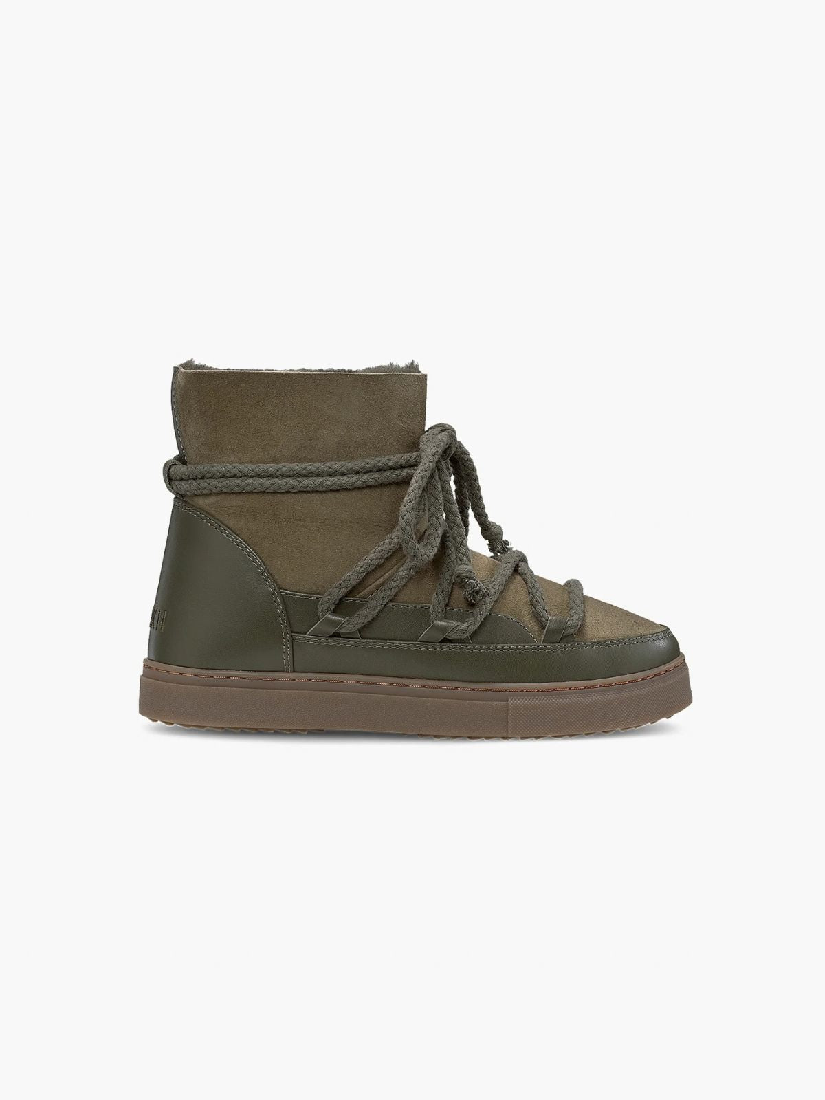 Classic Suede Ankle Boots - Olive Green