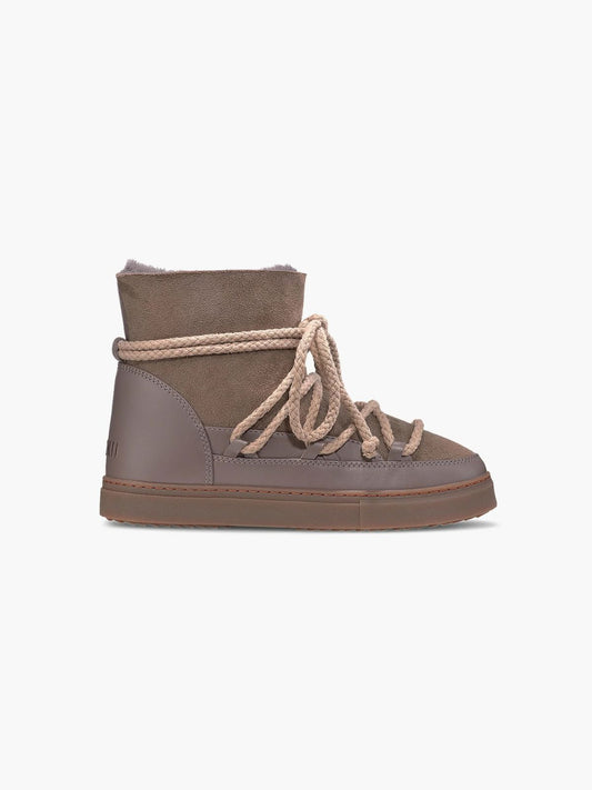 Classic Suede Ankle Boots - Taupe
