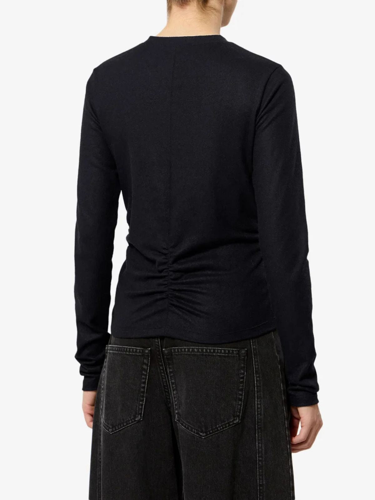Delesa Jersey Top - Black