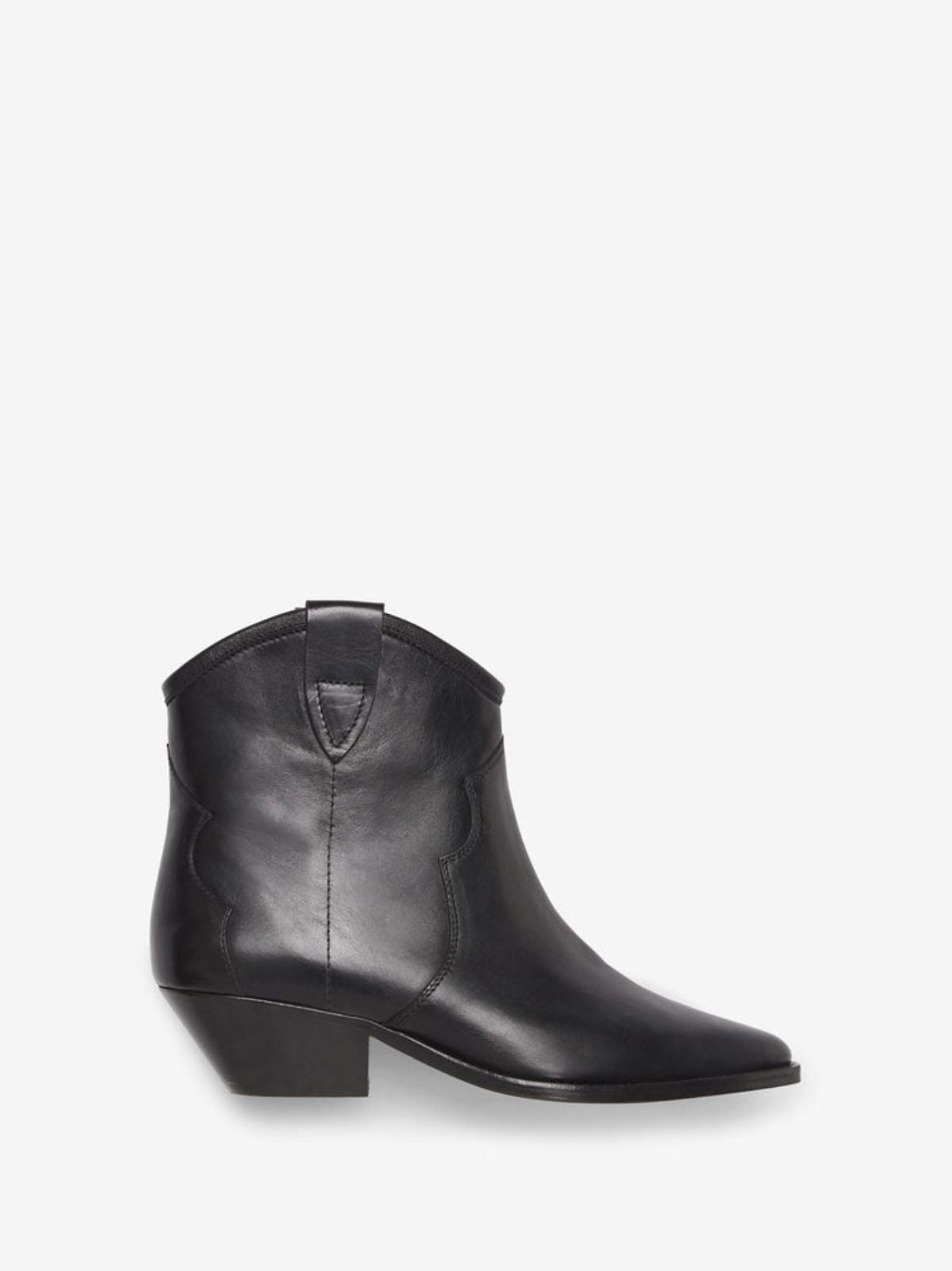 Dewina Leather Boots - Black