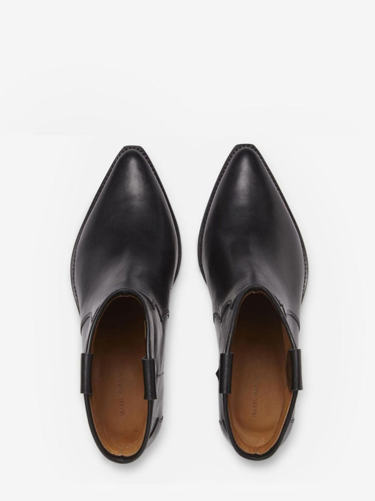 Dewina Leather Boots - Black