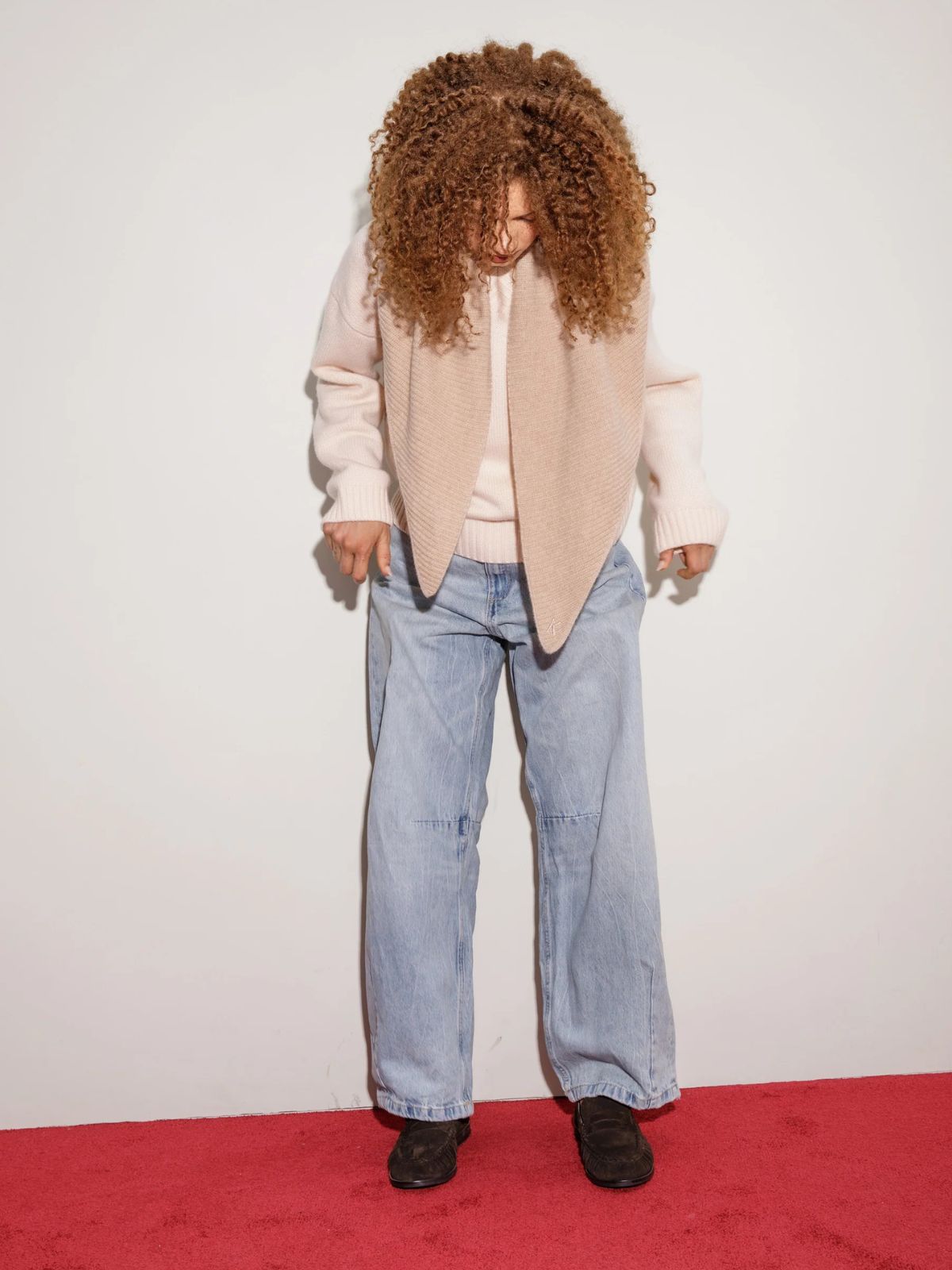 Triangle Cashmere Scarf - Vicuna