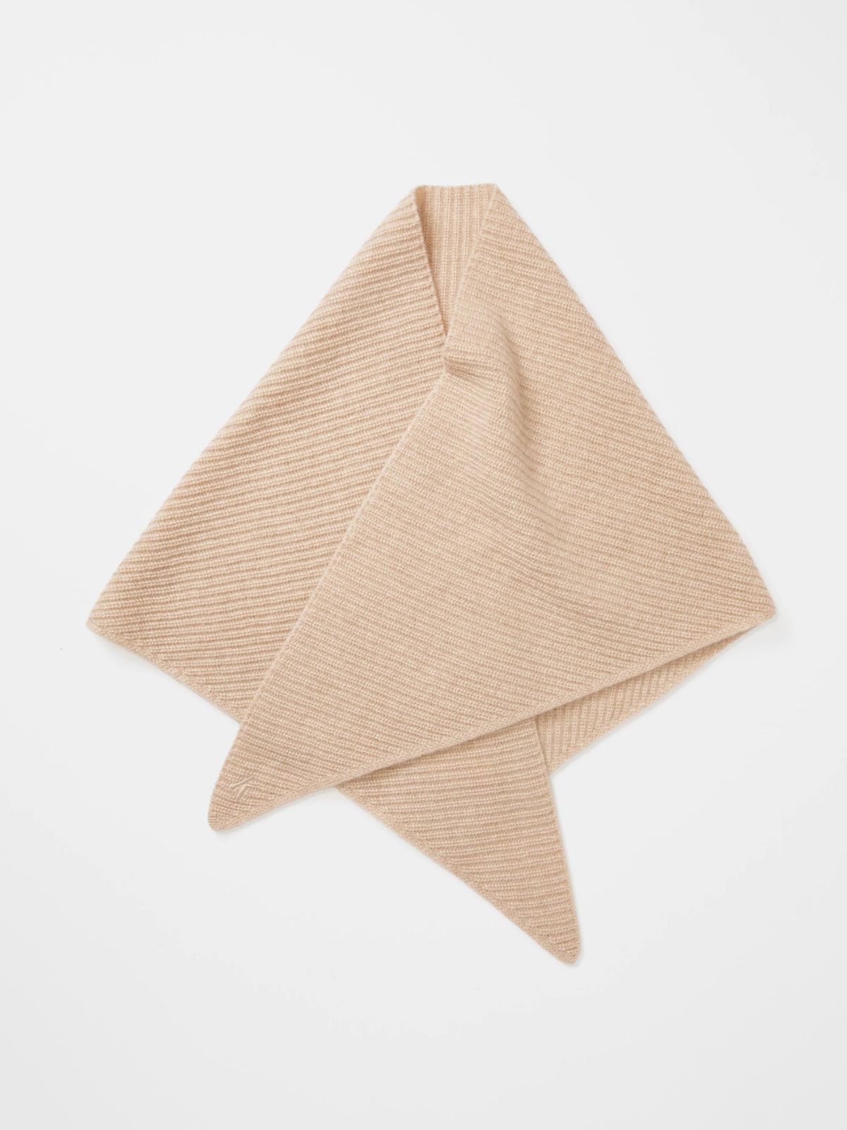 Triangle Cashmere Scarf - Vicuna