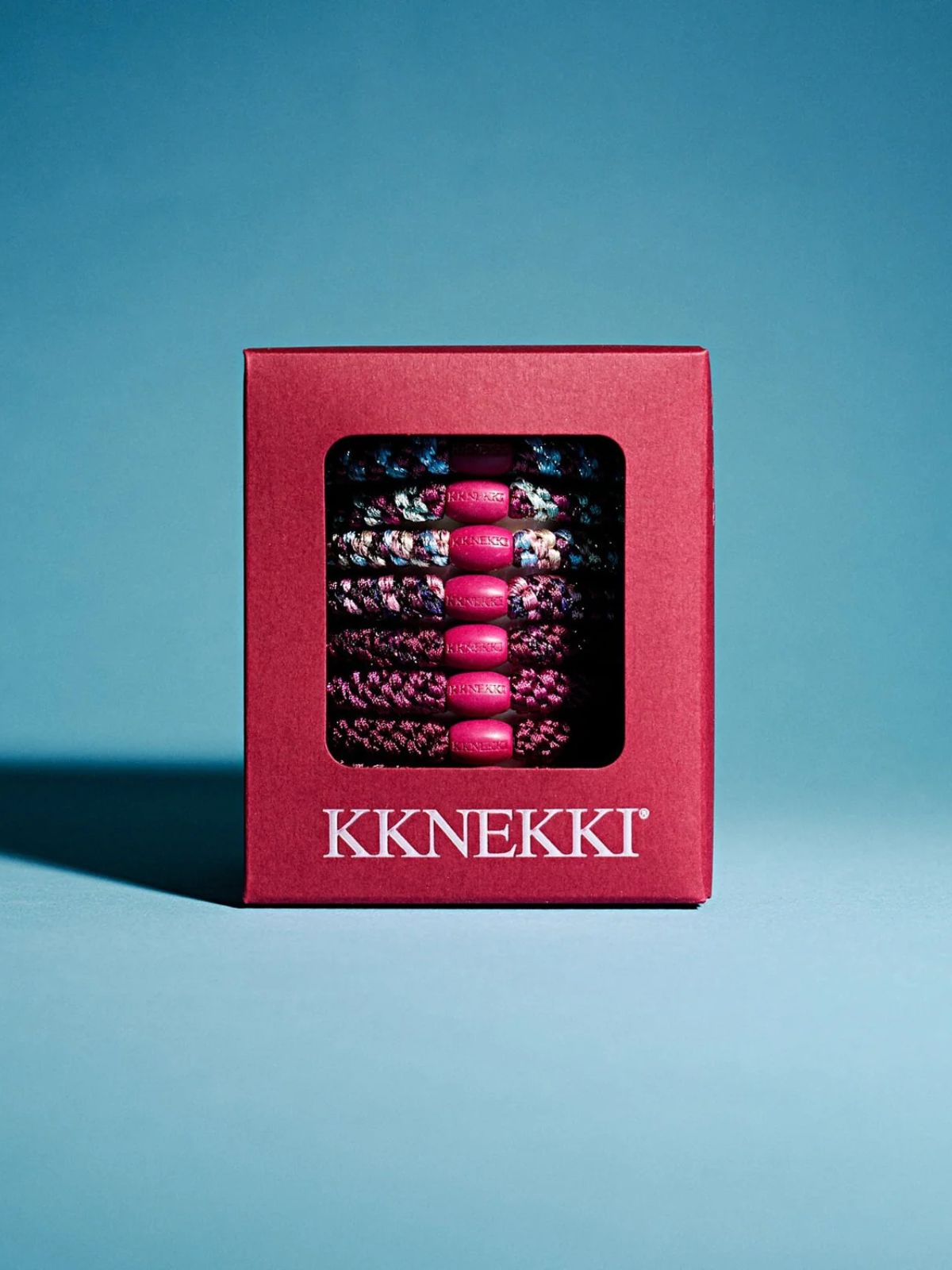 Kknekki Hair Tie Bundle (8 Pack) - Berry Edition