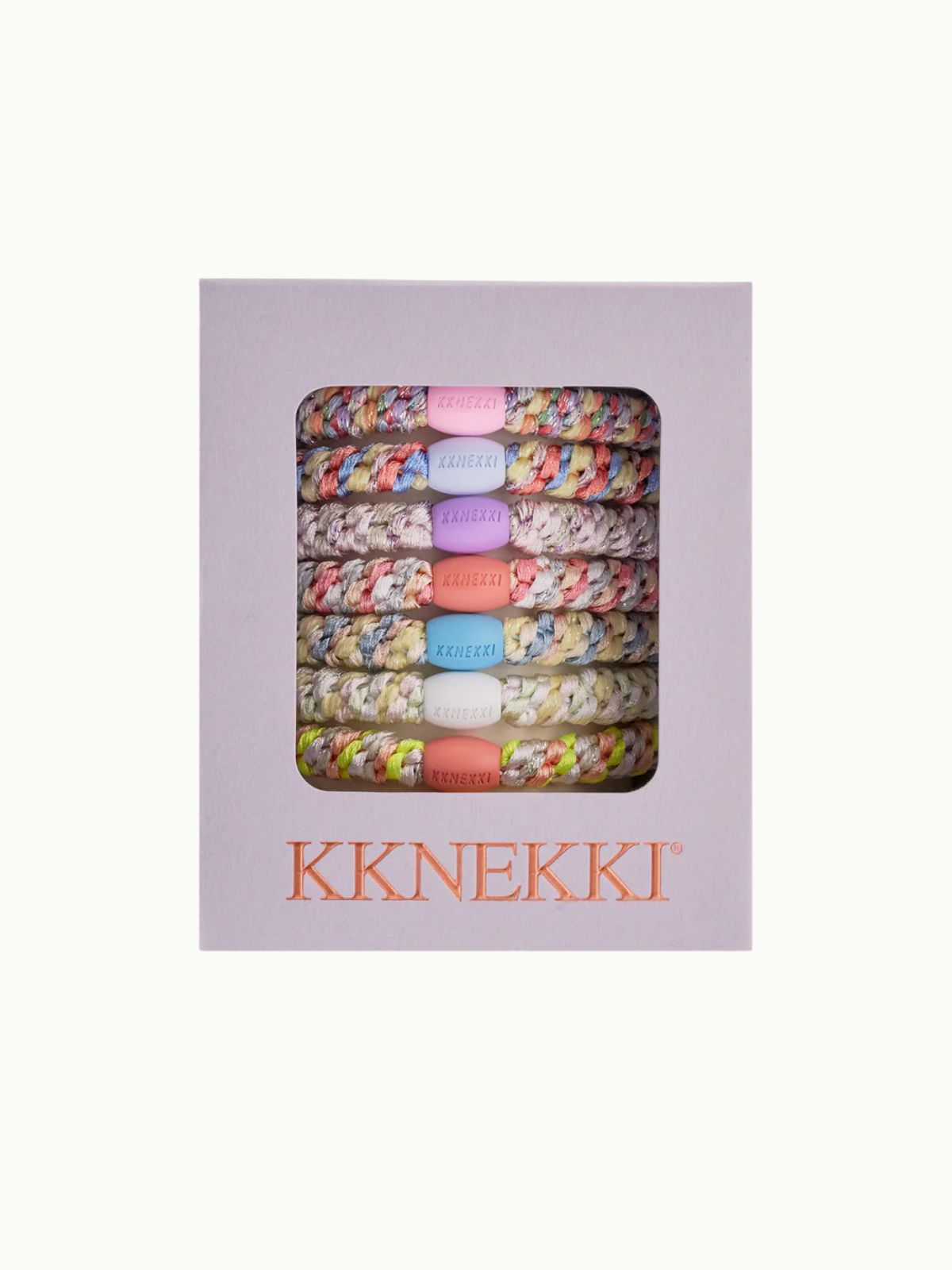 Kknekki Hair Tie Bundle (8 Pack) - Bubble Gum