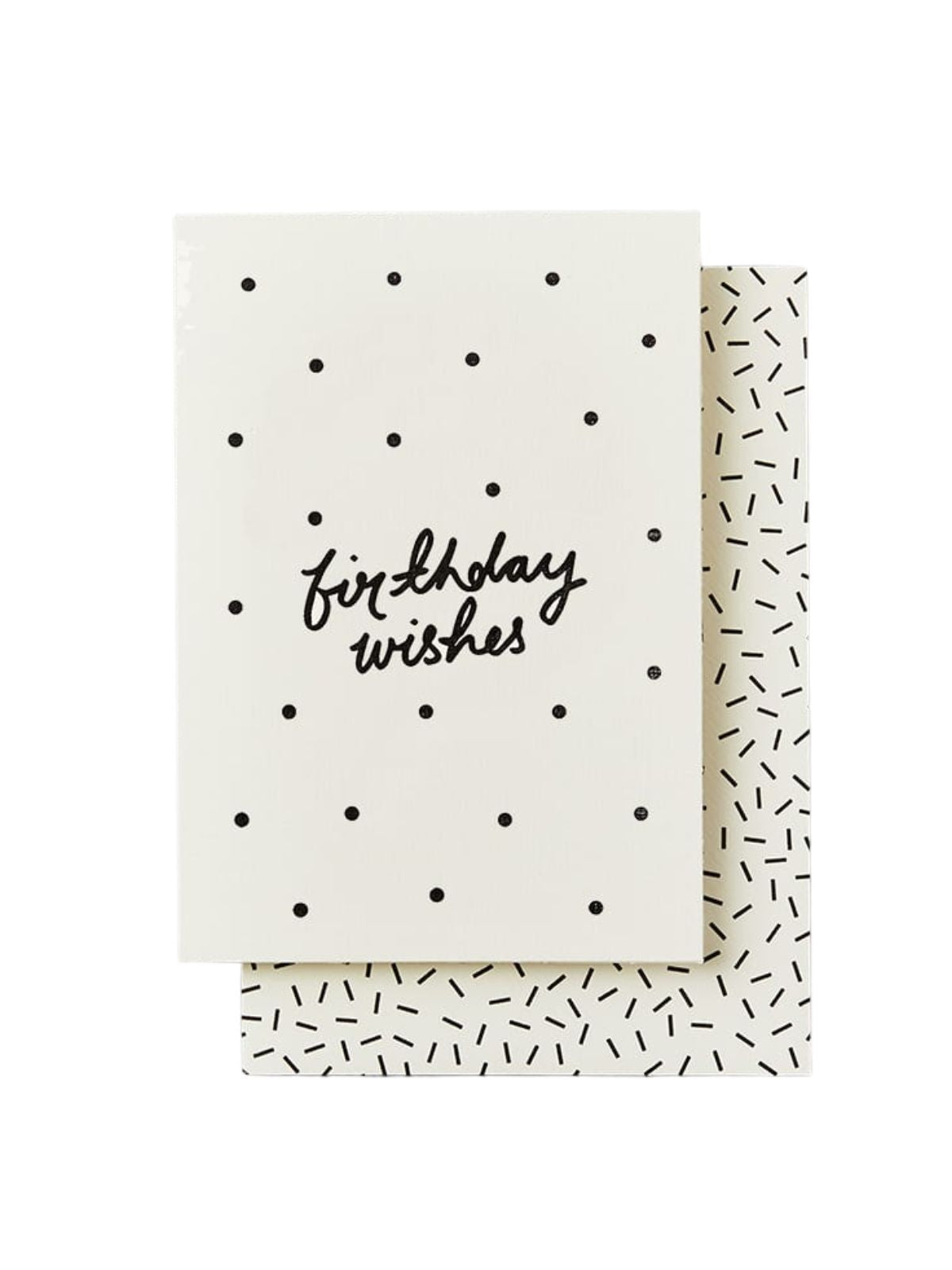Birthday Wishes Card - Polka
