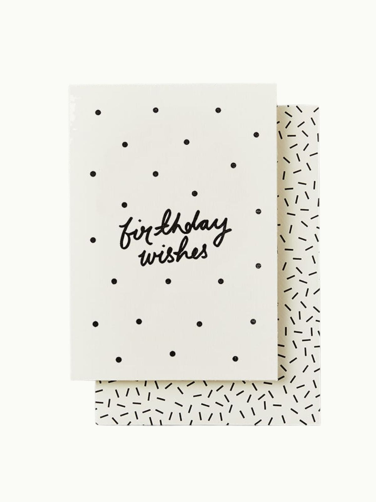 Birthday Wishes Card - Polka