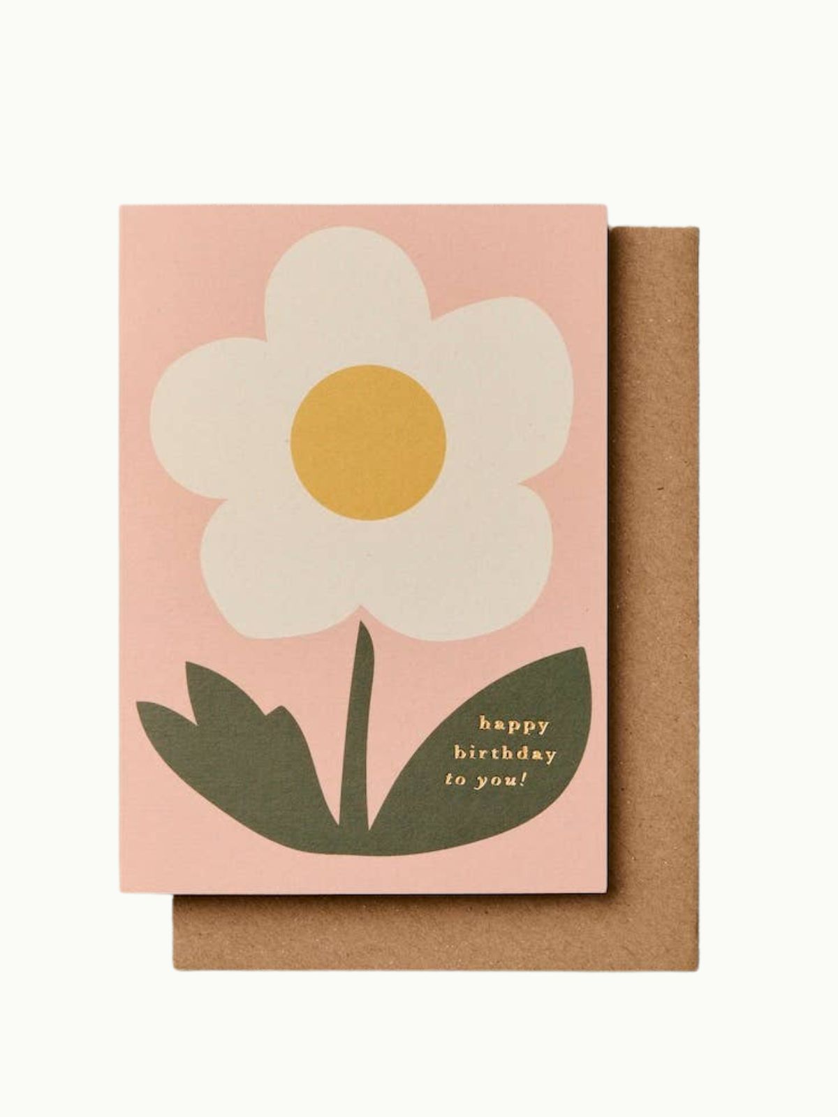 Happy Birthday Card - Flower