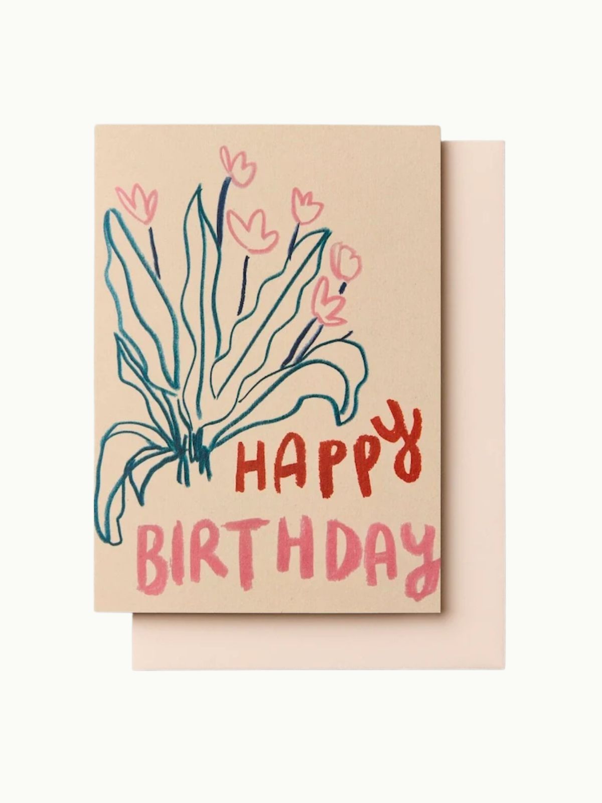 Happy Birthday Card - Tulips