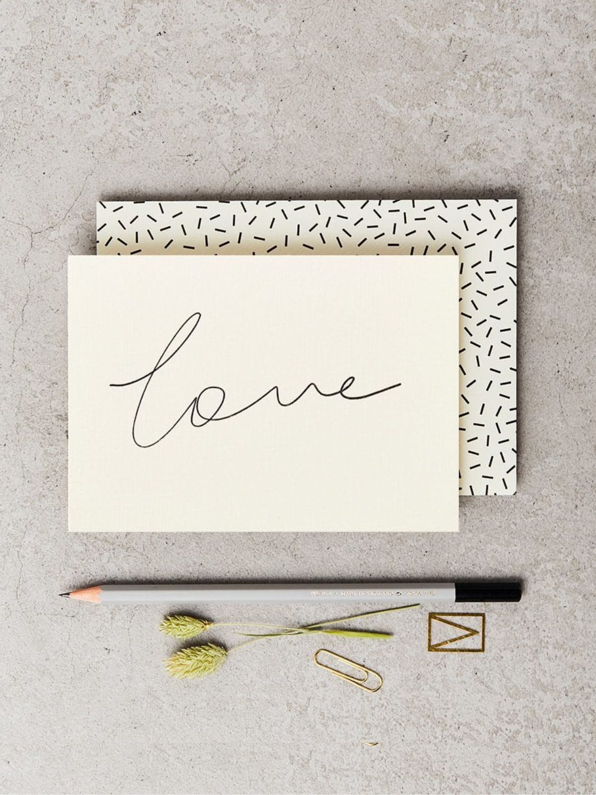Handwritten Greeting Card - Love