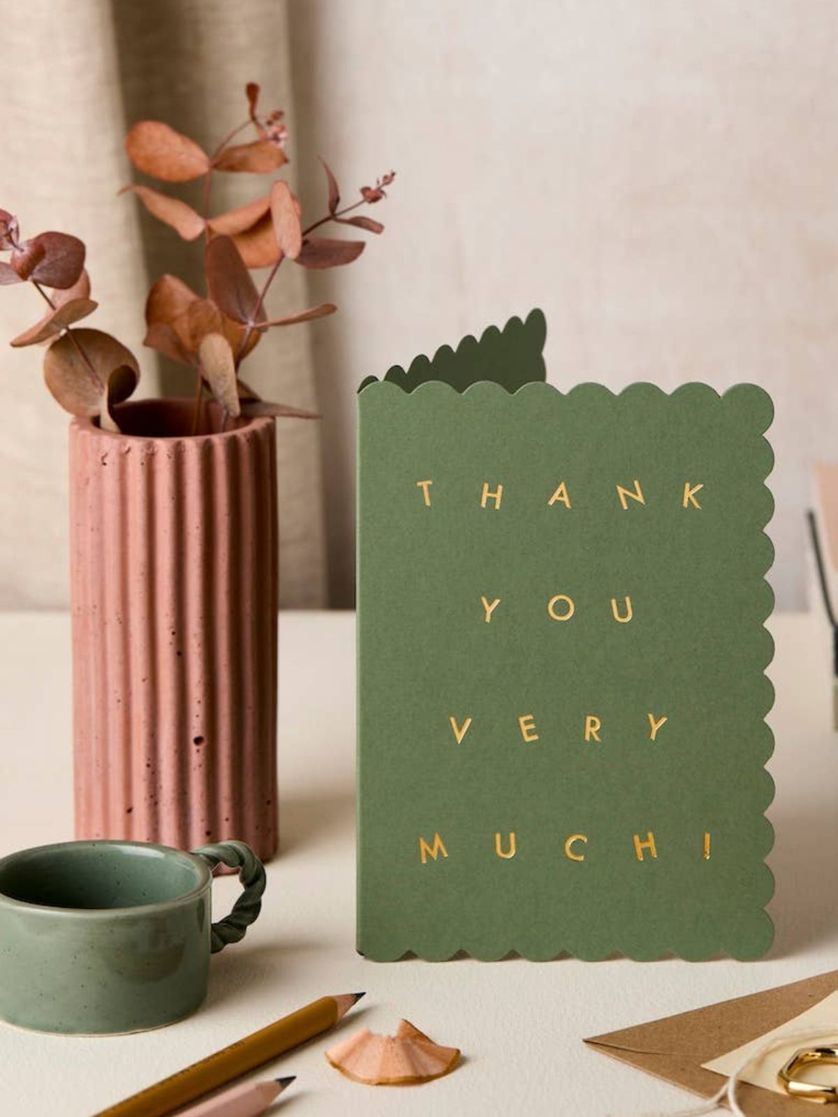 Thanks Very Much Card - Green
