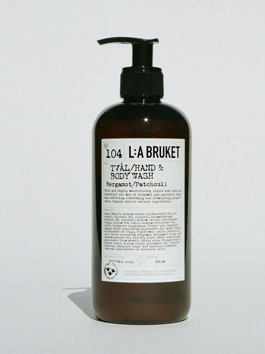 Hand & Body Wash - Bergamot / Patchouli - 450 ml