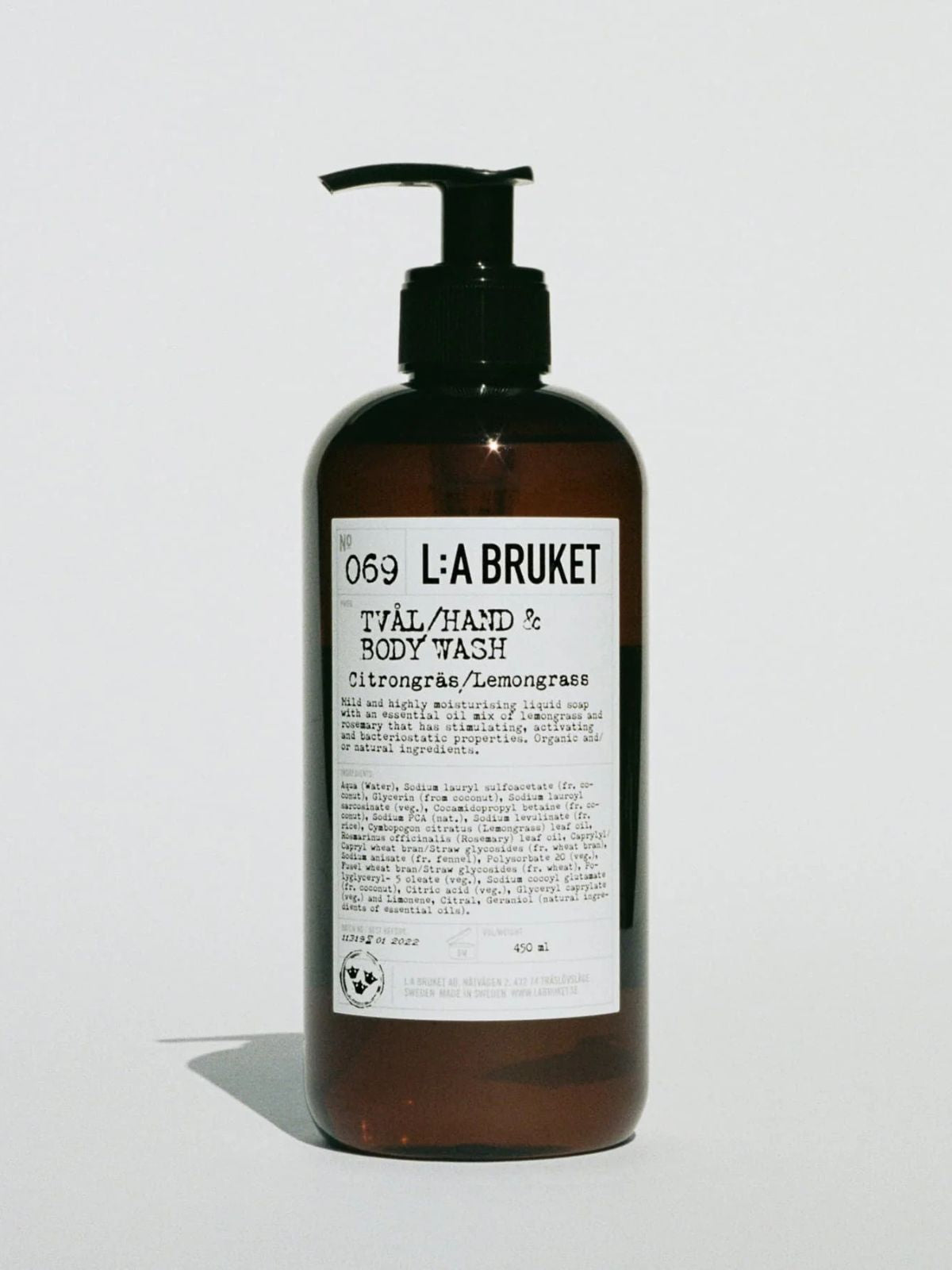 Hand & Body Wash - Lemongrass - 450 ml