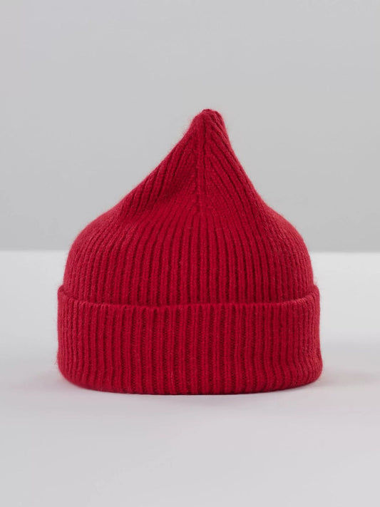Wool Beanie - Framboise