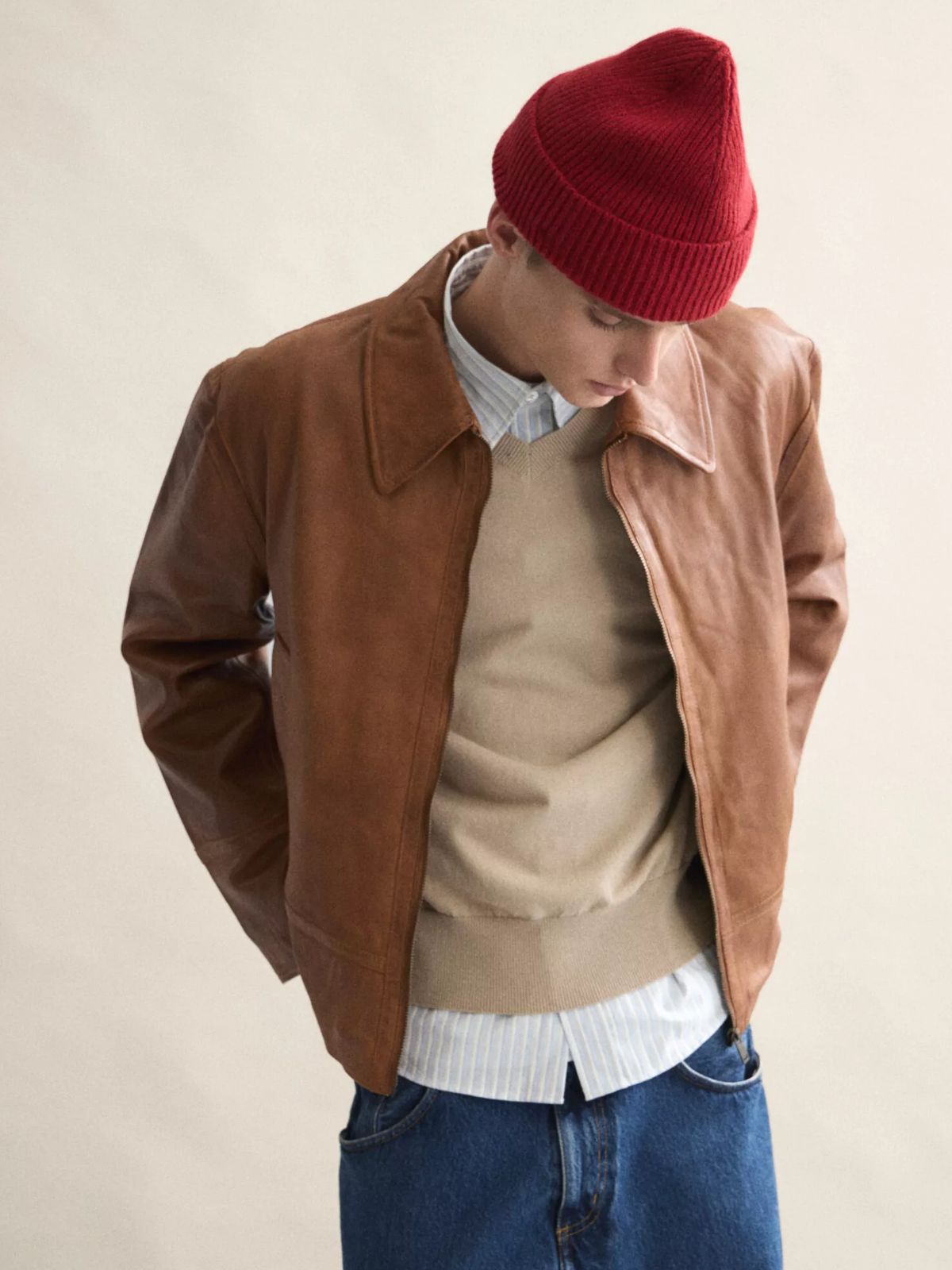 Wool Beanie - Framboise