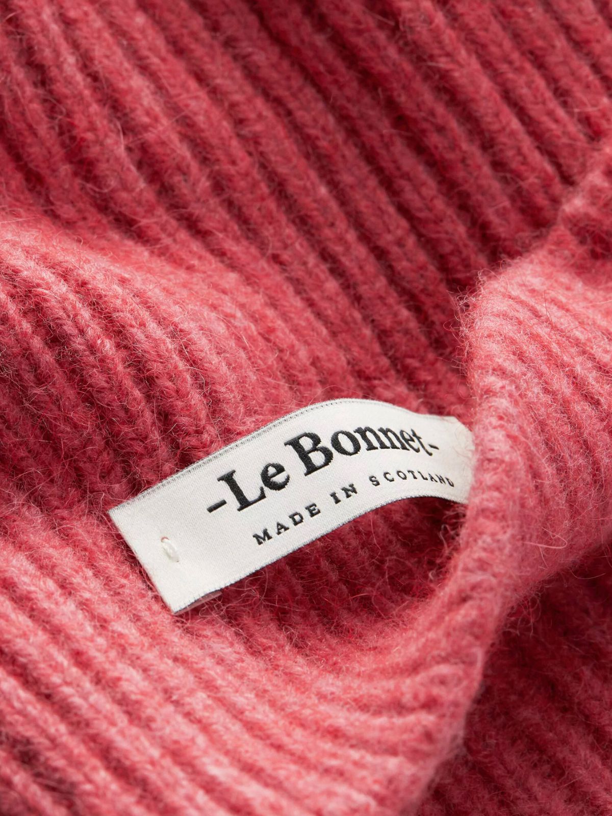Wool Beanie - Fuchsia