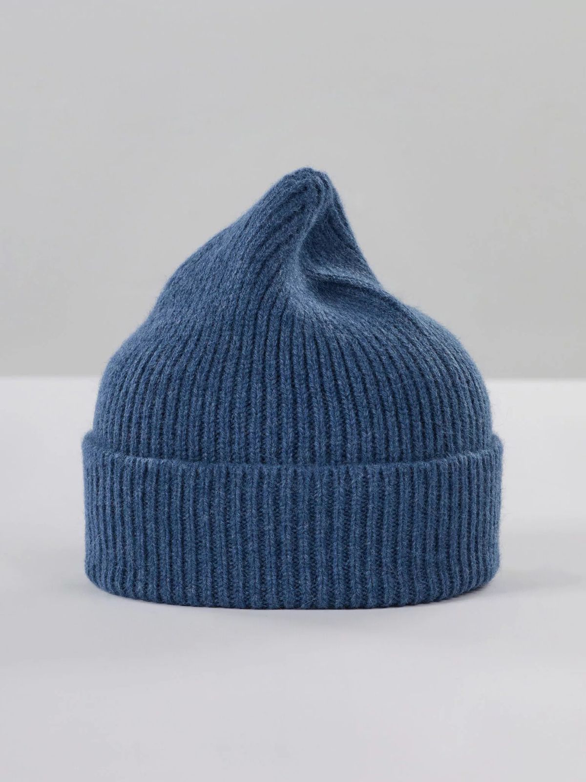 Wool Beanie - Steel