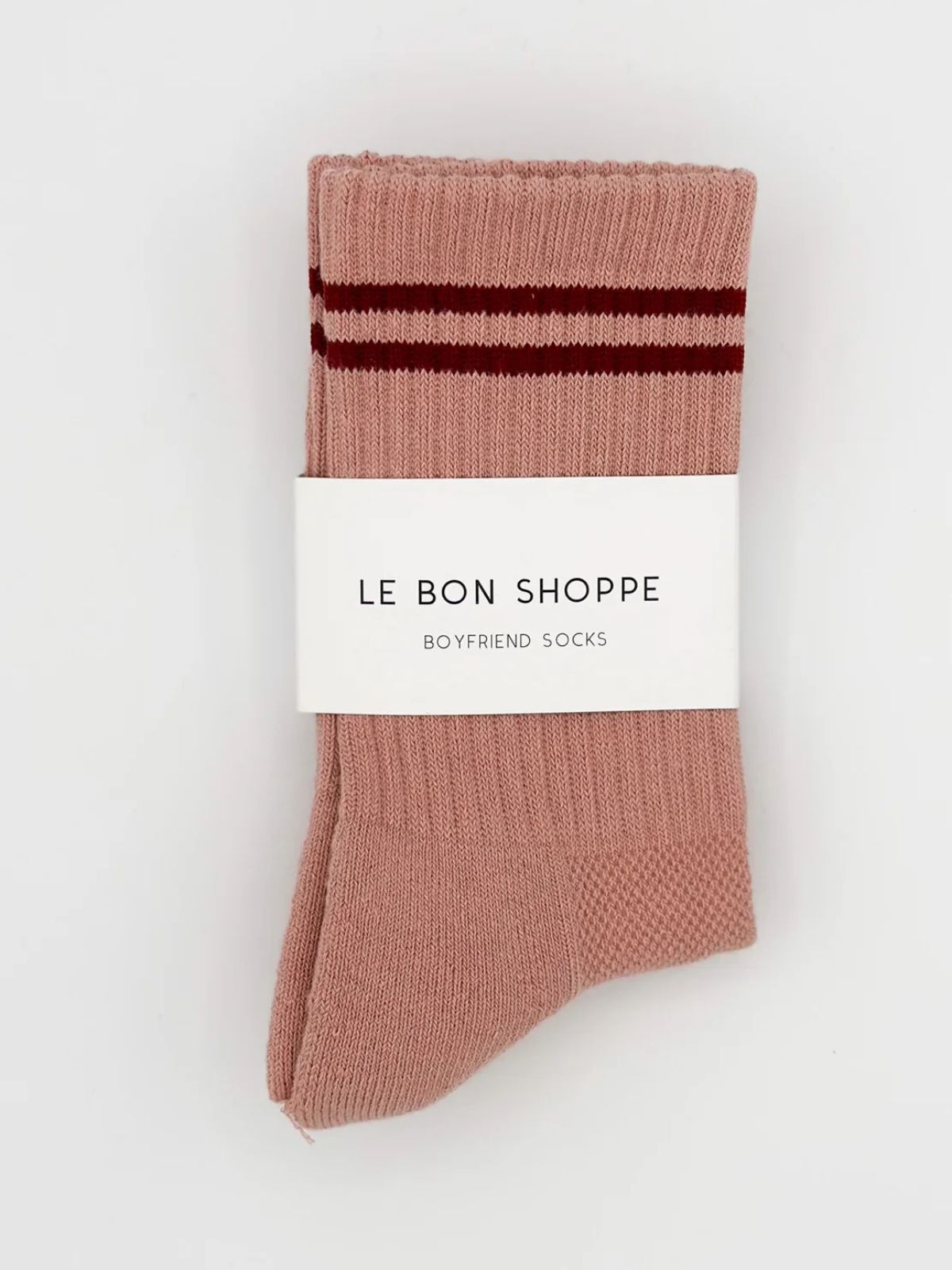 Boyfriend Socks - Vintage Pink