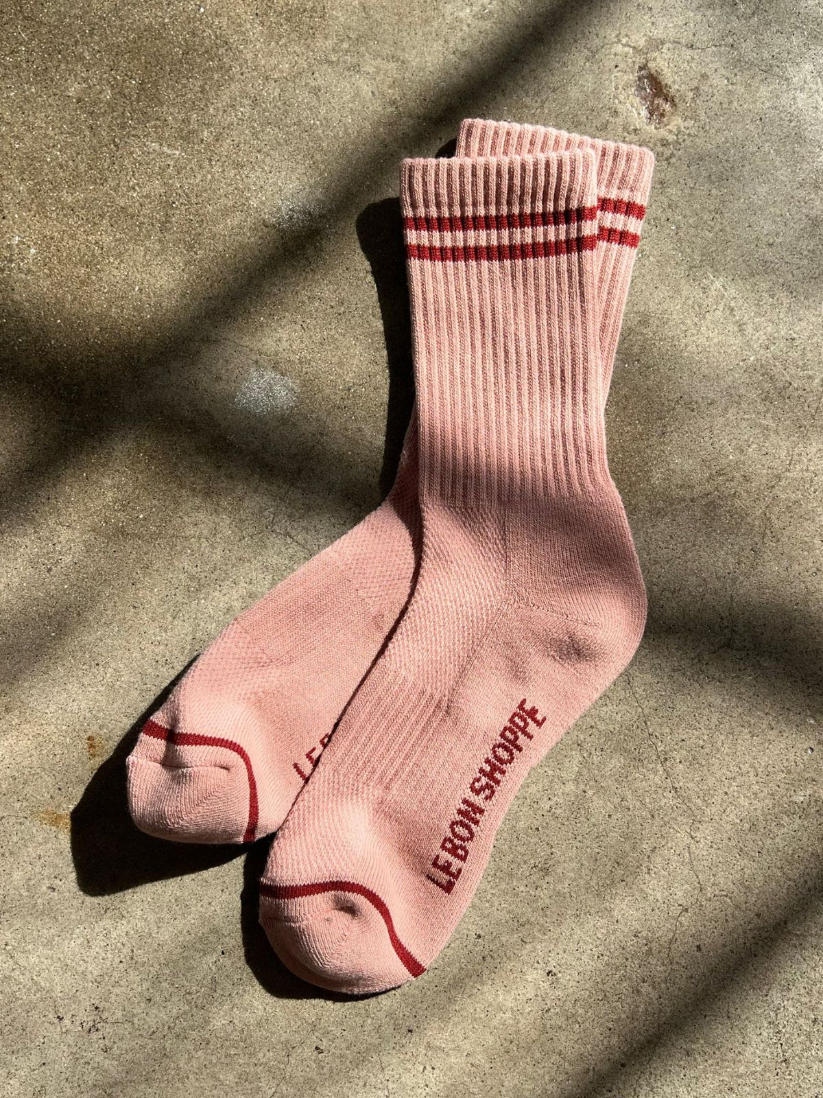 Boyfriend Socks - Vintage Pink