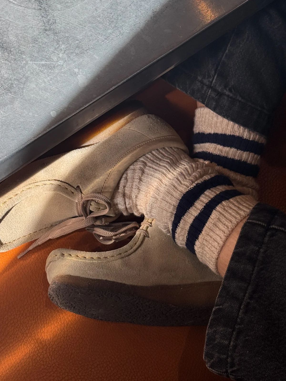 Cottage Varsity Socks - Oatmeal