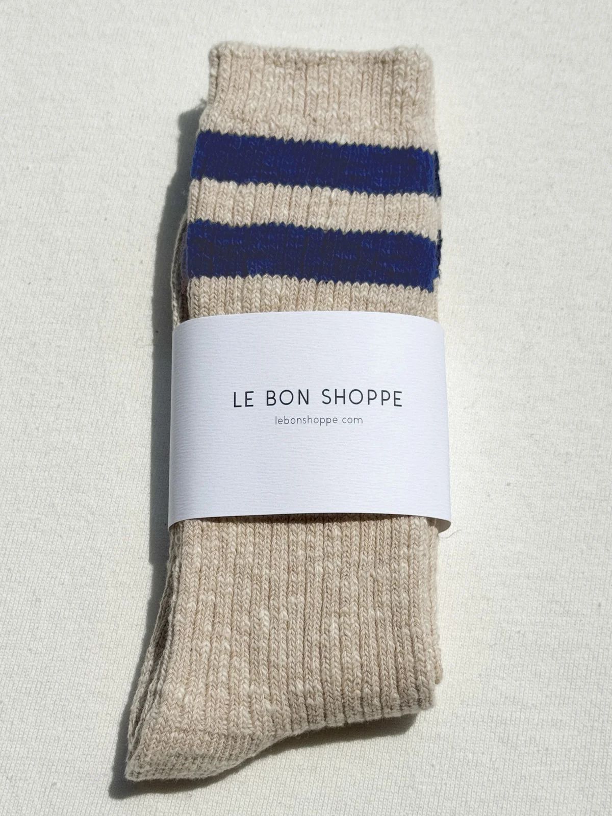 Cottage Varsity Socks - Oatmeal