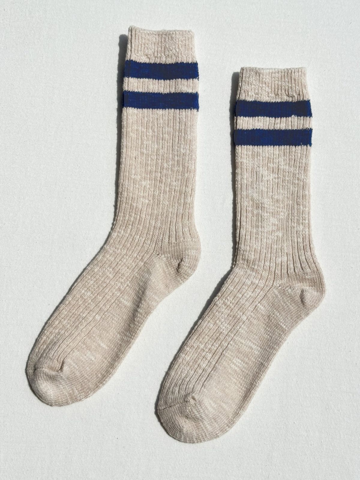 Cottage Varsity Socks - Oatmeal