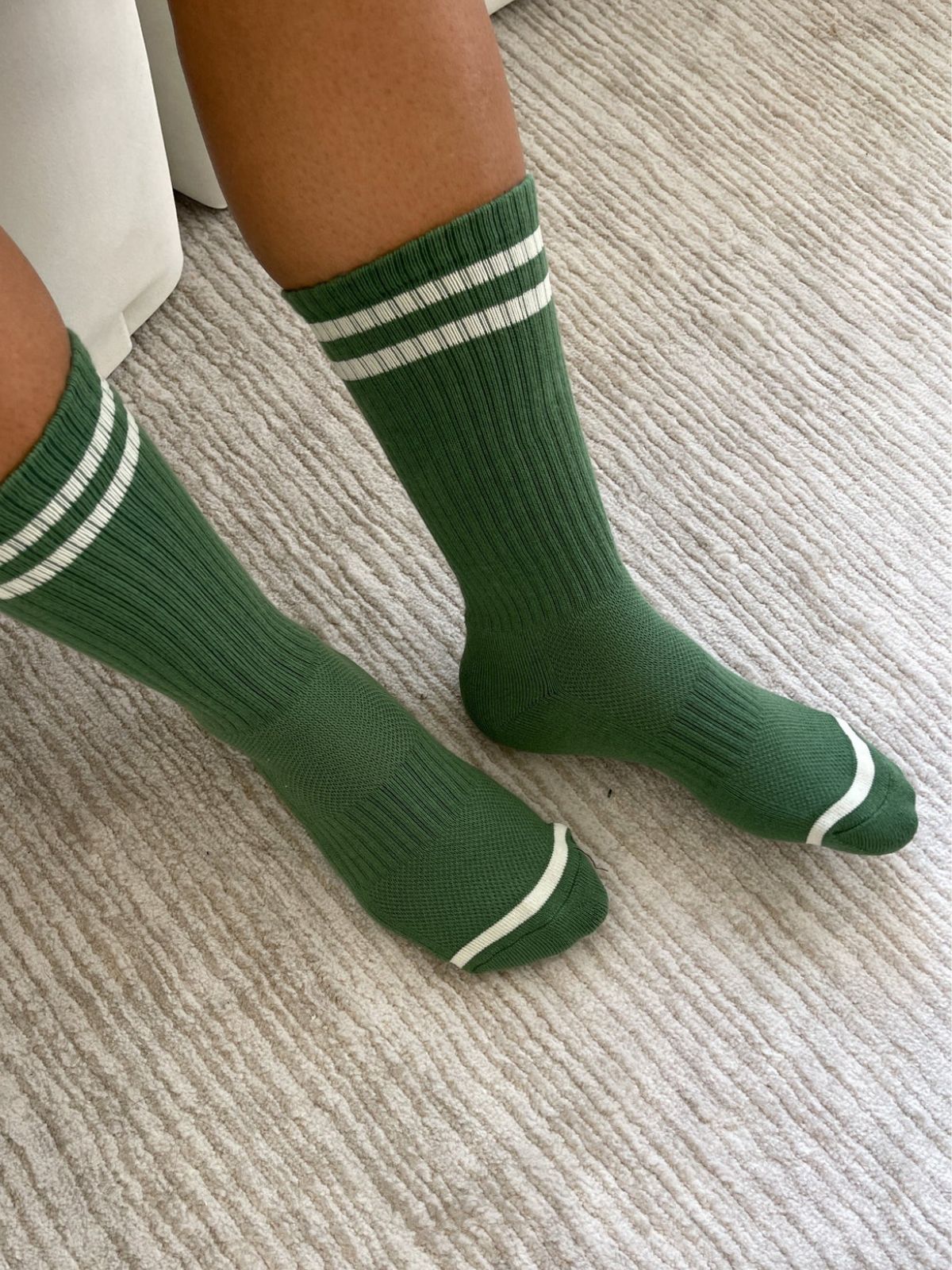 Extended Boyfriend Socks - Moss